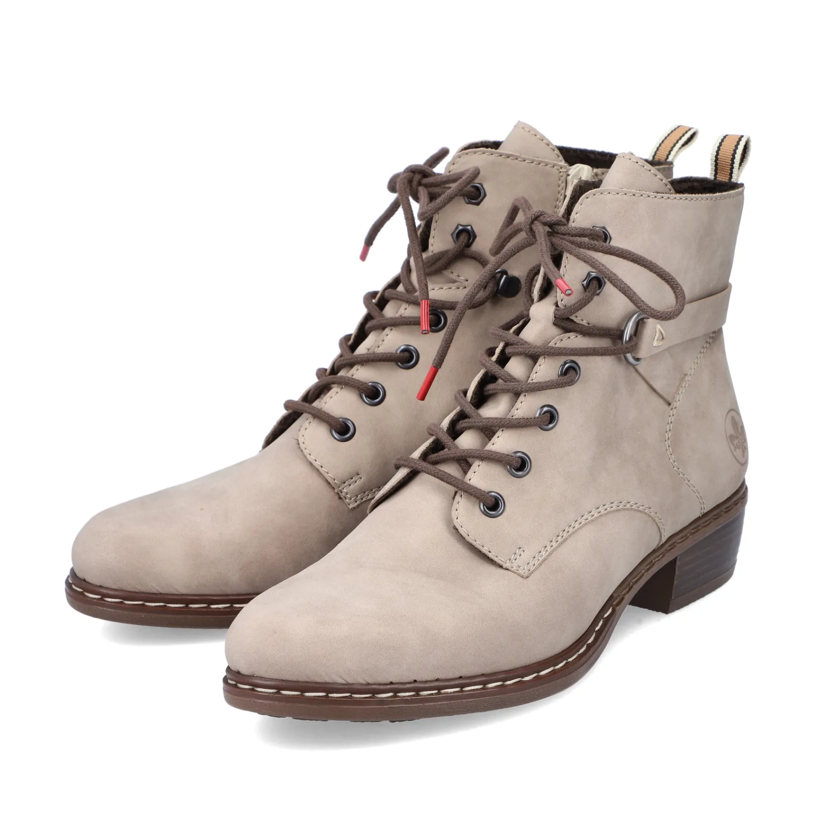 Rieker Stiefeletten & Boots<Damen Stiefeletten hell Beige