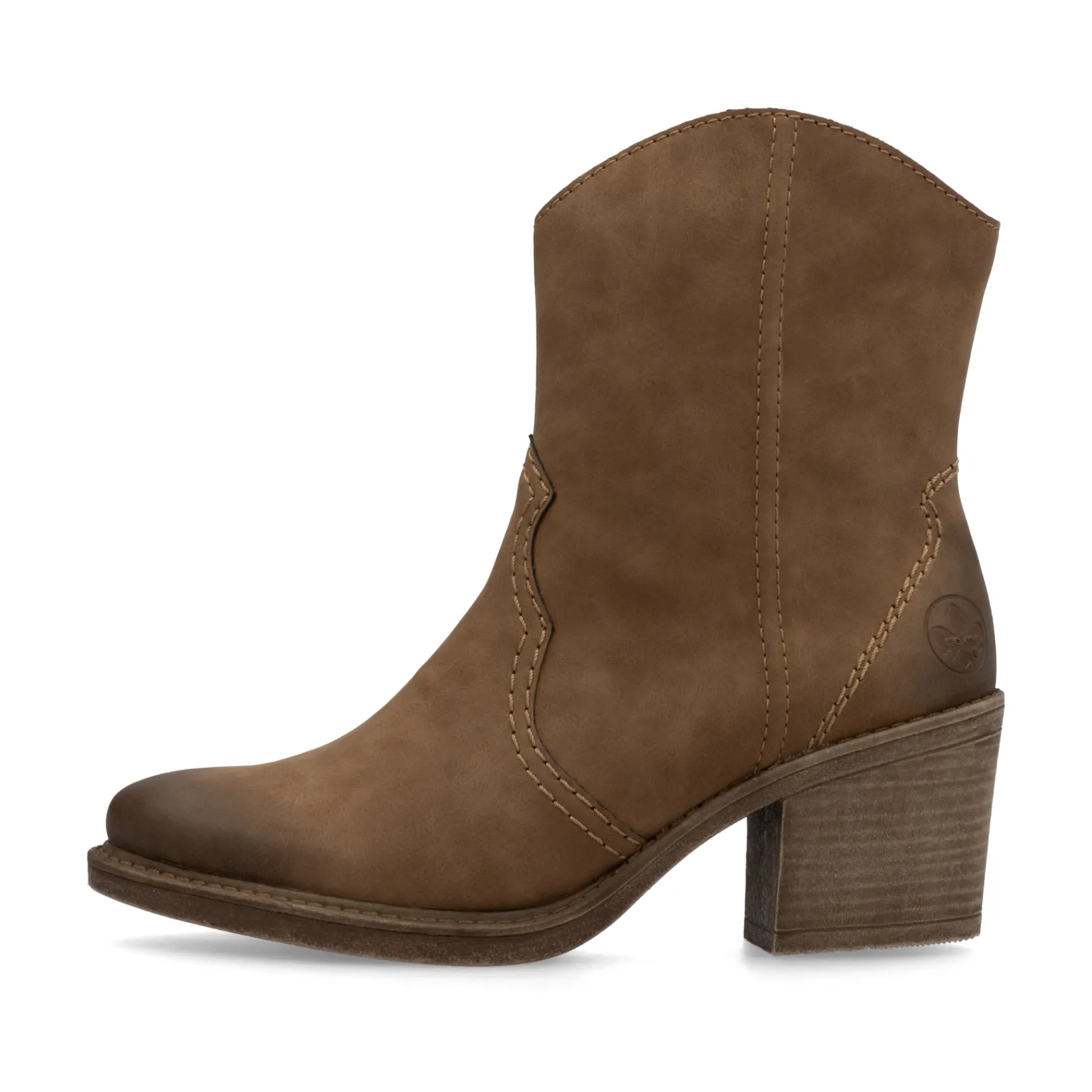 Rieker Stiefeletten & Boots<Damen Stiefeletten holz Braun