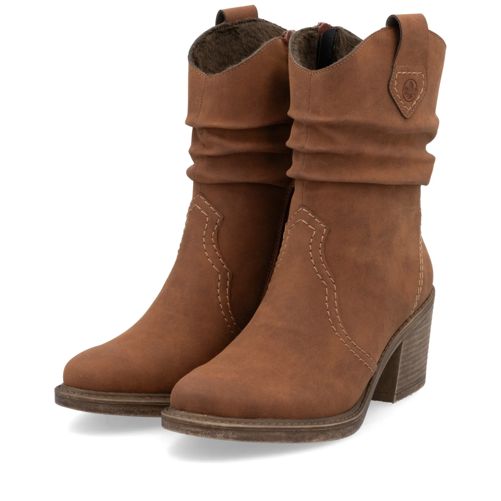 Rieker Stiefeletten & Boots<Damen Stiefeletten holz Braun