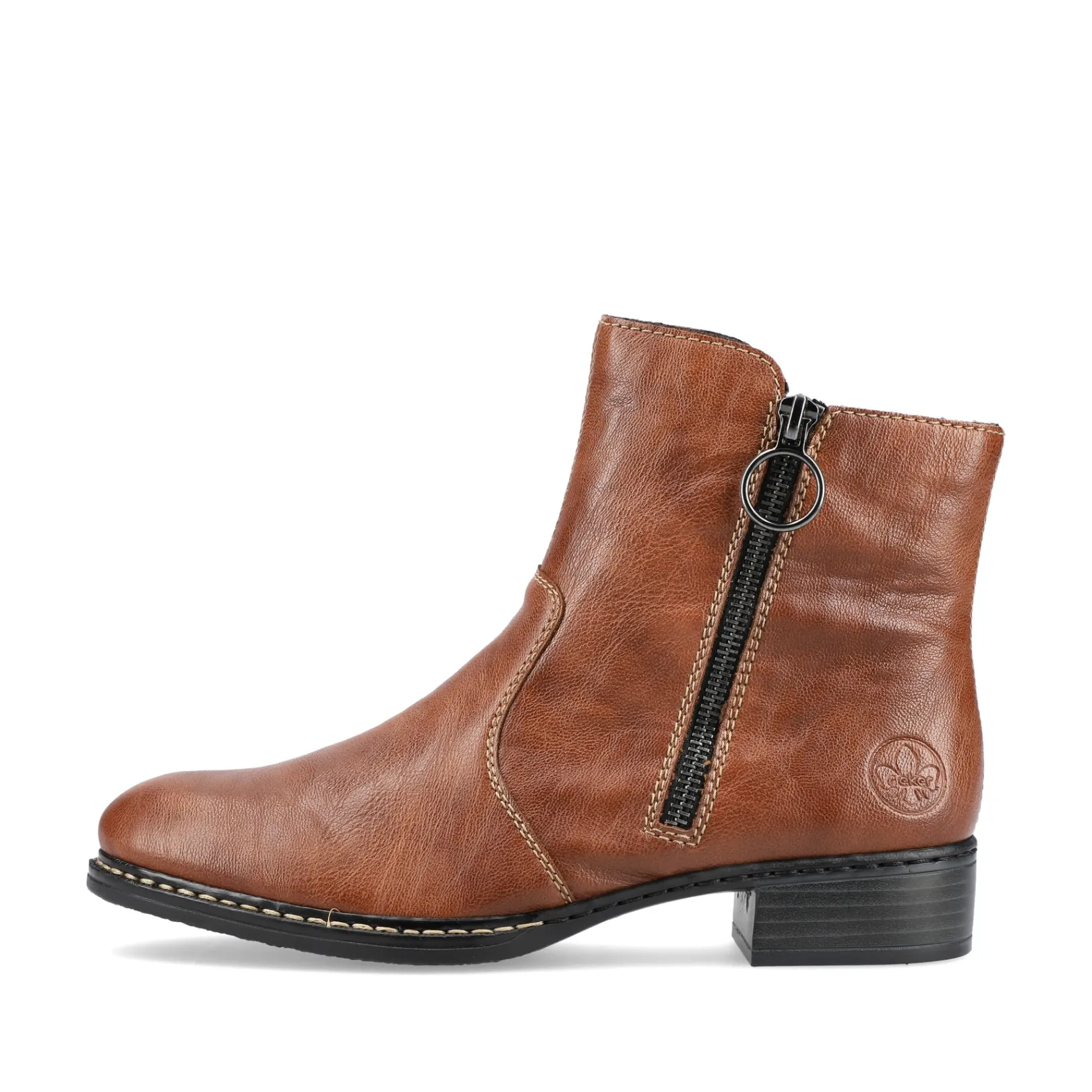 Rieker Stiefeletten & Boots<Damen Stiefeletten karamell Braun