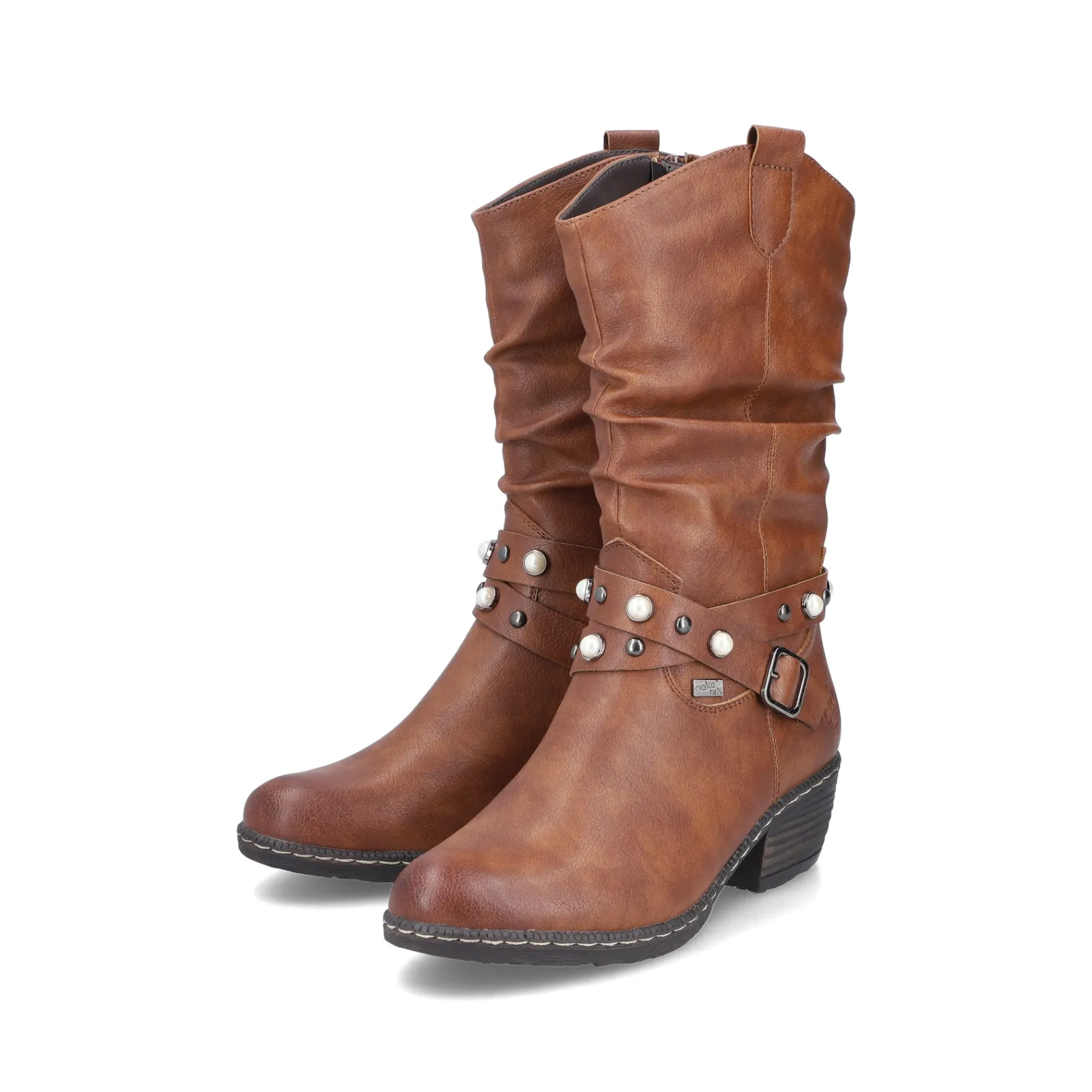 Rieker Stiefeletten & Boots<Damen Stiefeletten karamell Braun