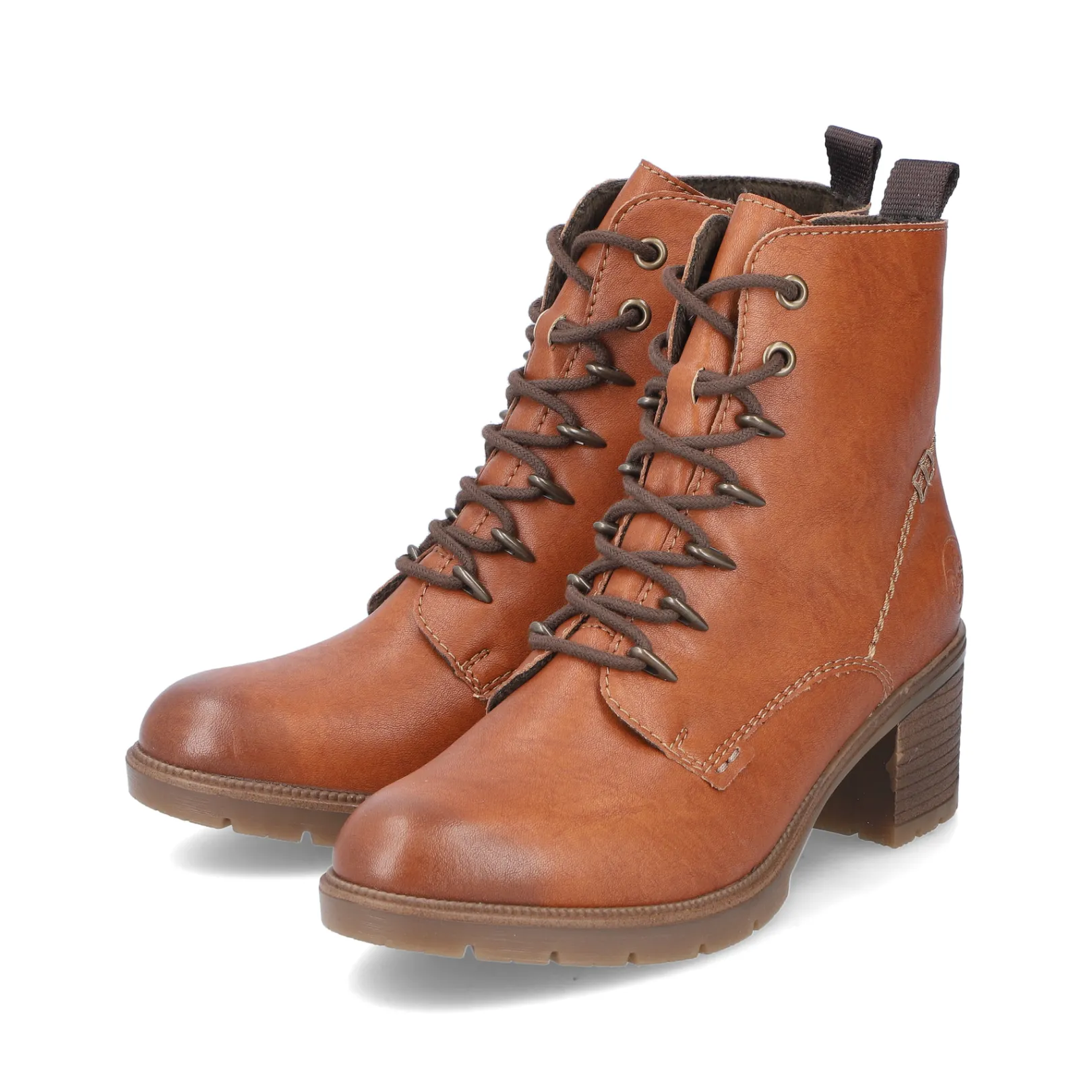 Rieker Stiefeletten & Boots<Damen Stiefeletten karamell Braun