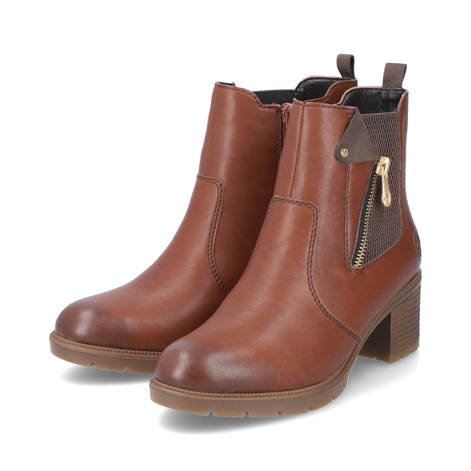 Rieker Stiefeletten & Boots<Damen Stiefeletten kastanien Braun