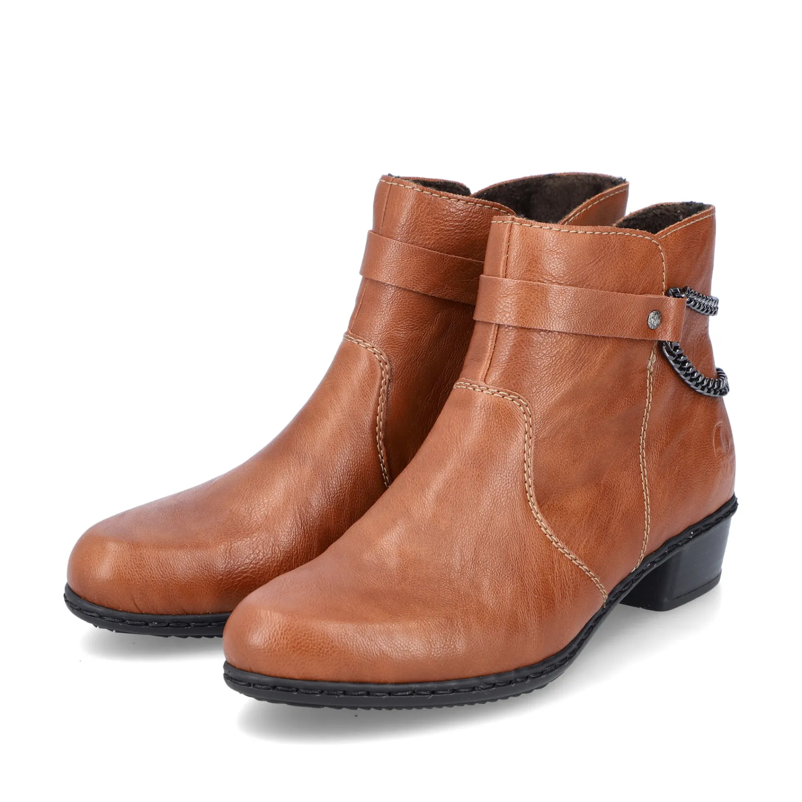 Rieker Stiefeletten & Boots<Damen Stiefeletten kramell Braun