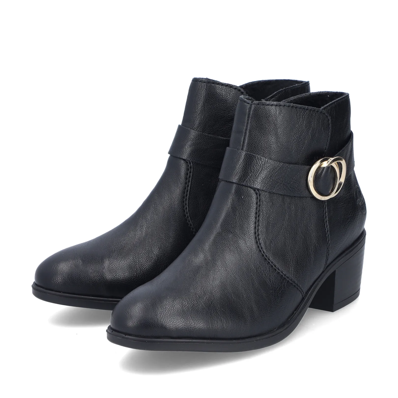 Rieker Stiefeletten & Boots<Damen Stiefeletten mitternachts Schwarz