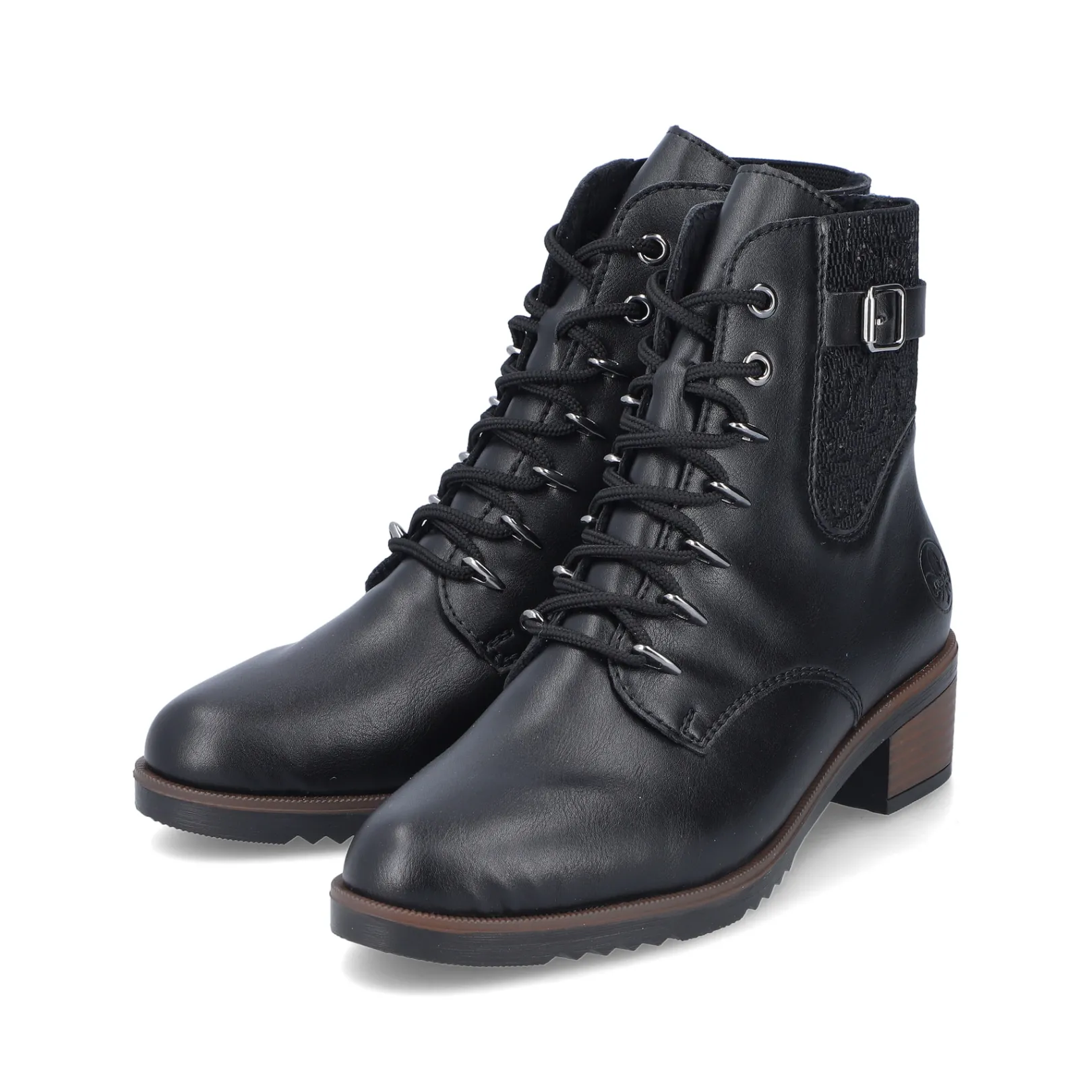 Rieker Stiefeletten & Boots<Damen Stiefeletten mitternachts Schwarz