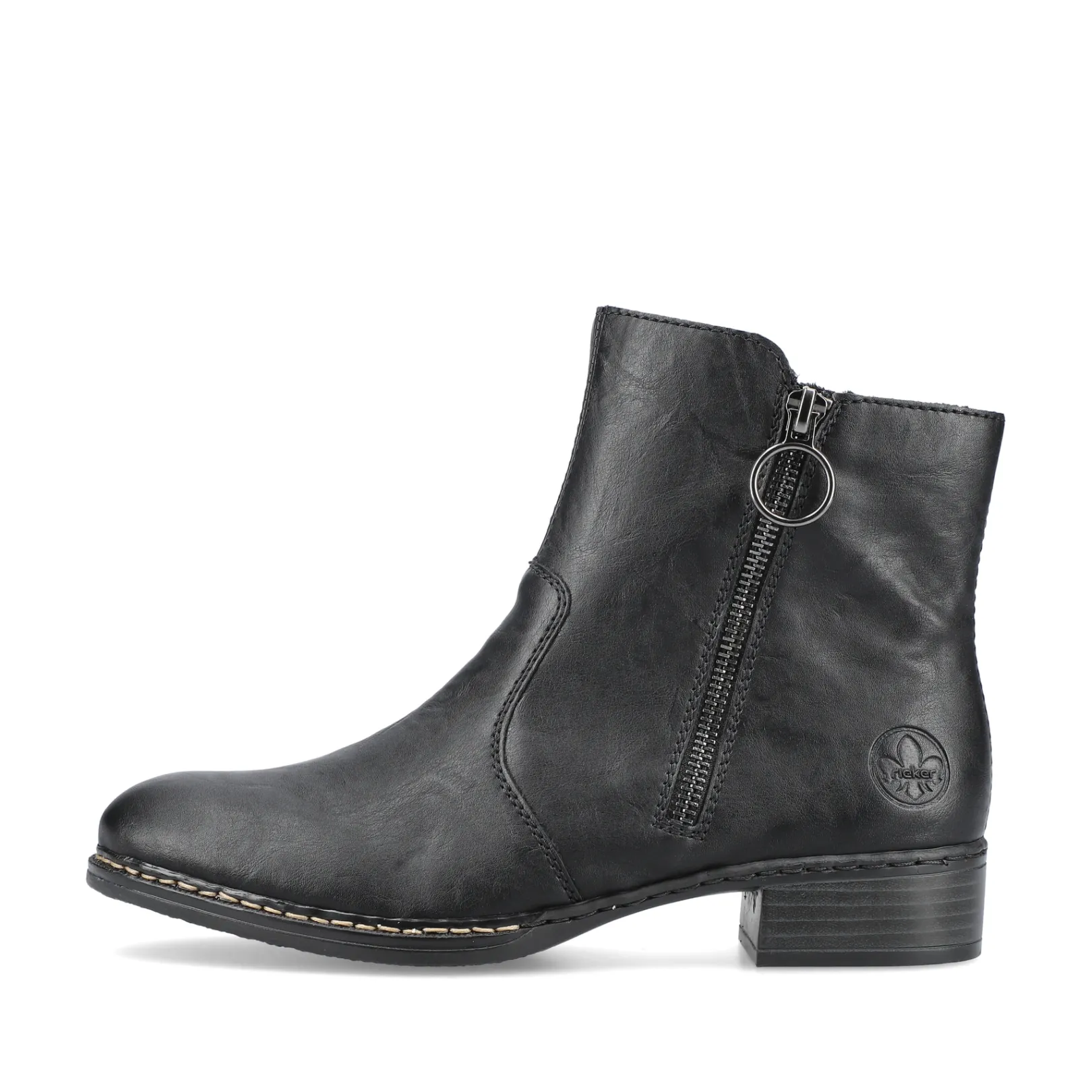 Rieker Stiefeletten & Boots<Damen Stiefeletten nacht Schwarz