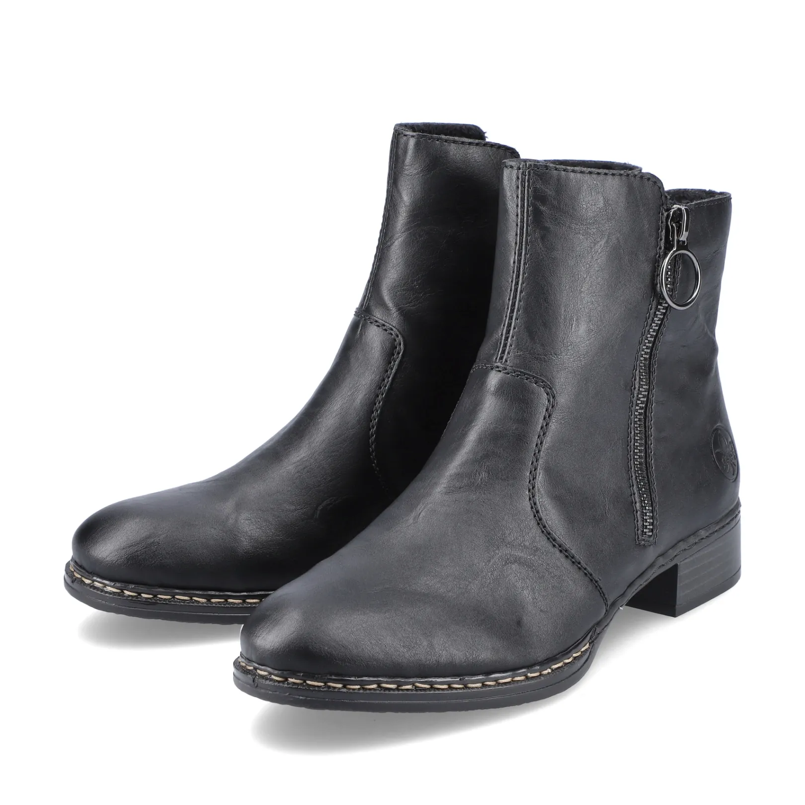 Rieker Stiefeletten & Boots<Damen Stiefeletten nacht Schwarz