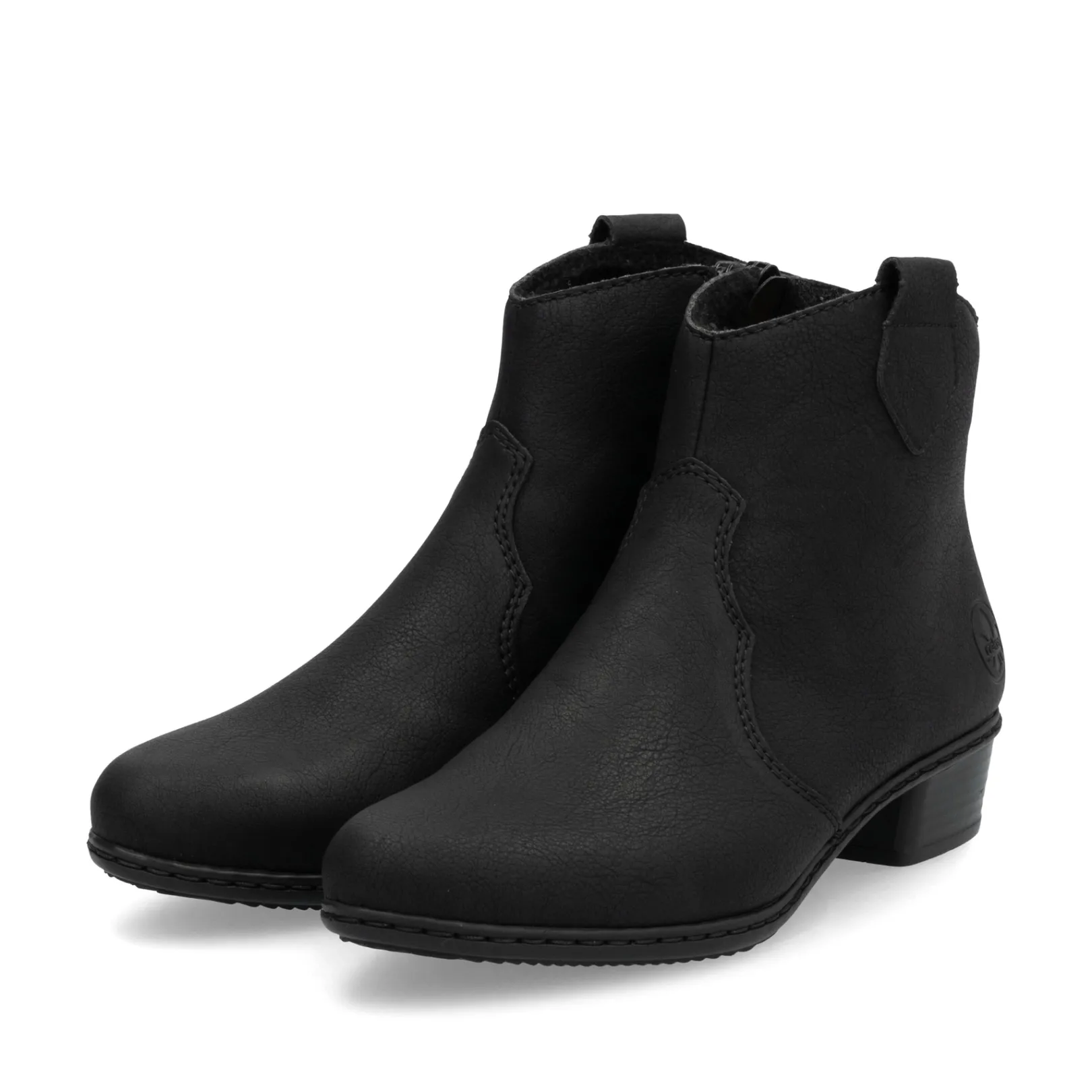 Rieker Stiefeletten & Boots<Damen Stiefeletten nacht Schwarz