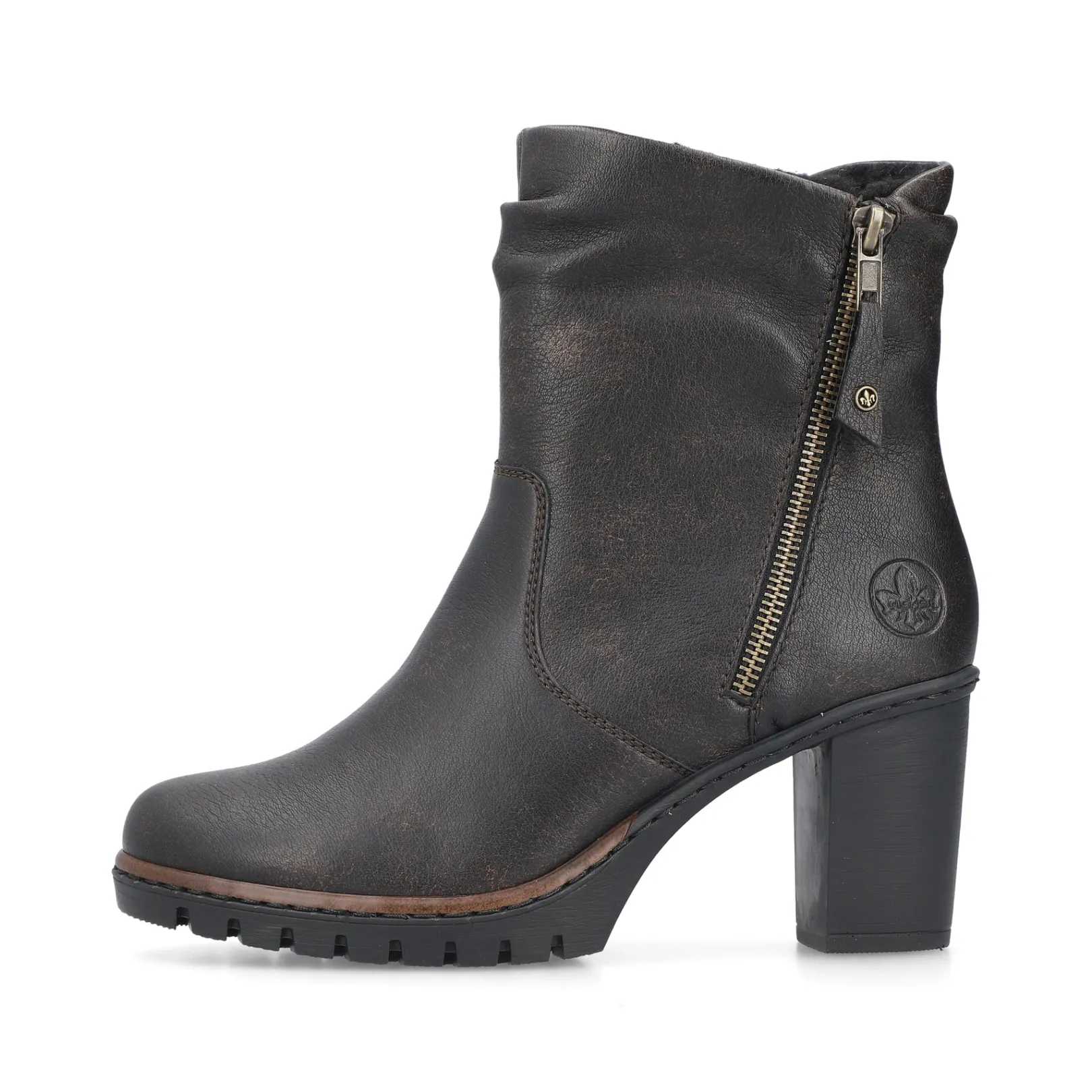 Rieker Stiefeletten & Boots<Damen Stiefeletten braun Schwarz