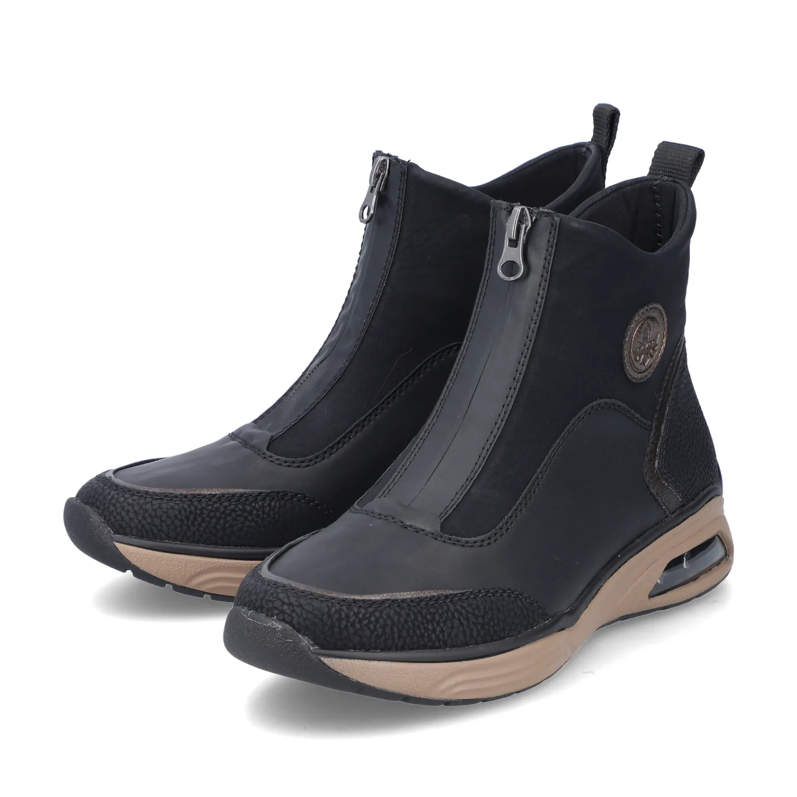 Rieker Stiefeletten & Boots<Damen Stiefeletten stahl Schwarz