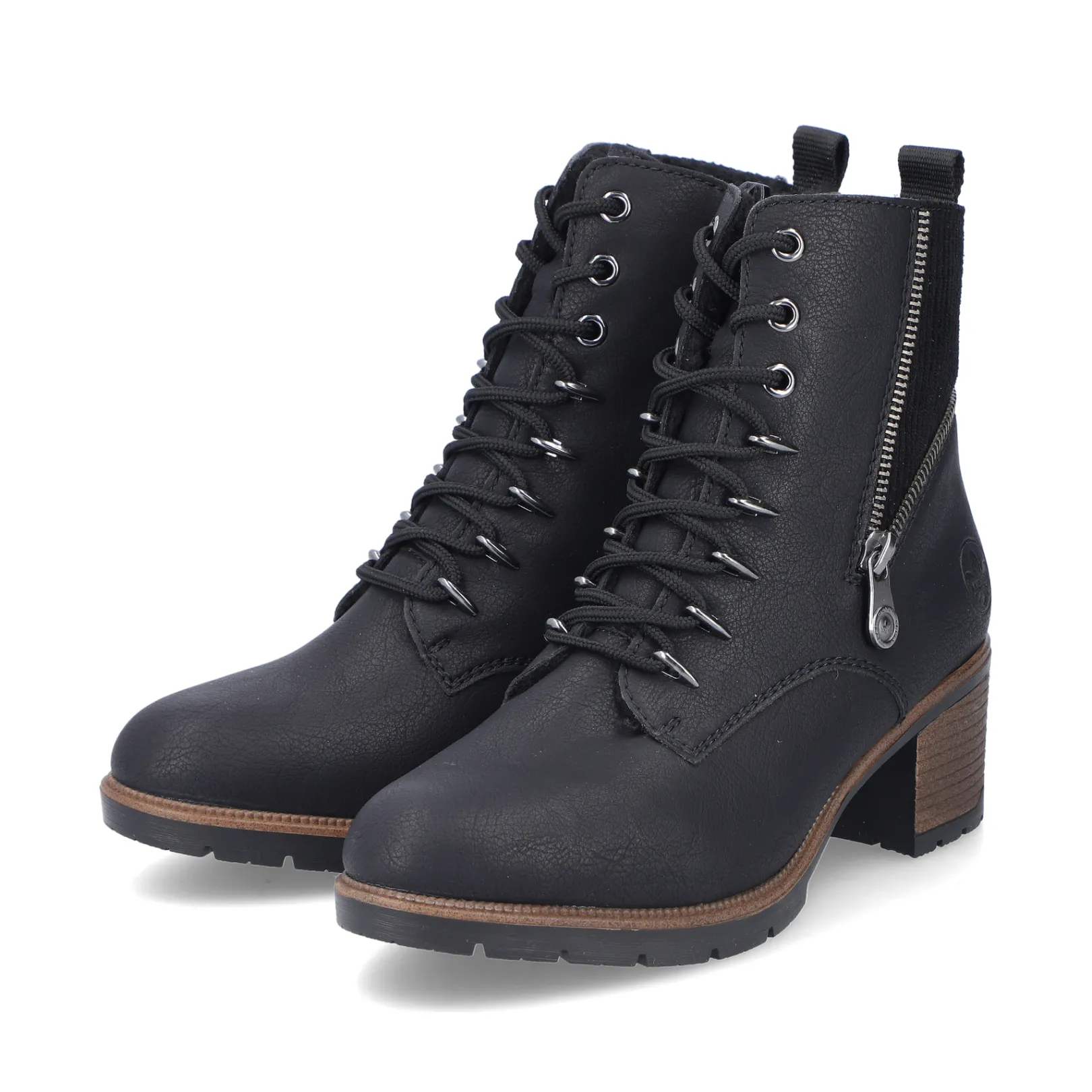 Rieker Stiefeletten & Boots<Damen Stiefeletten stahl Schwarz