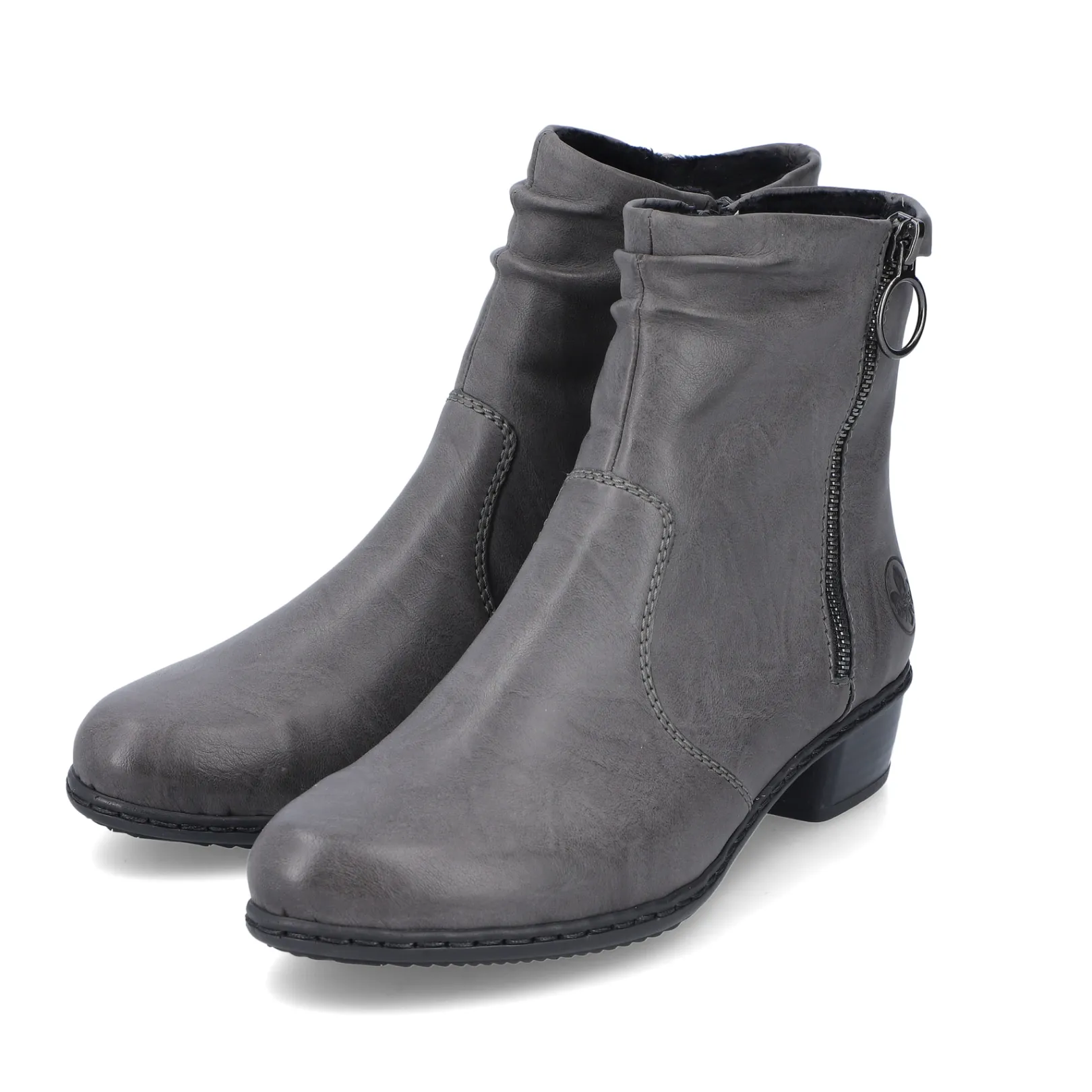 Rieker Stiefeletten & Boots<Damen Stiefeletten stein Grau