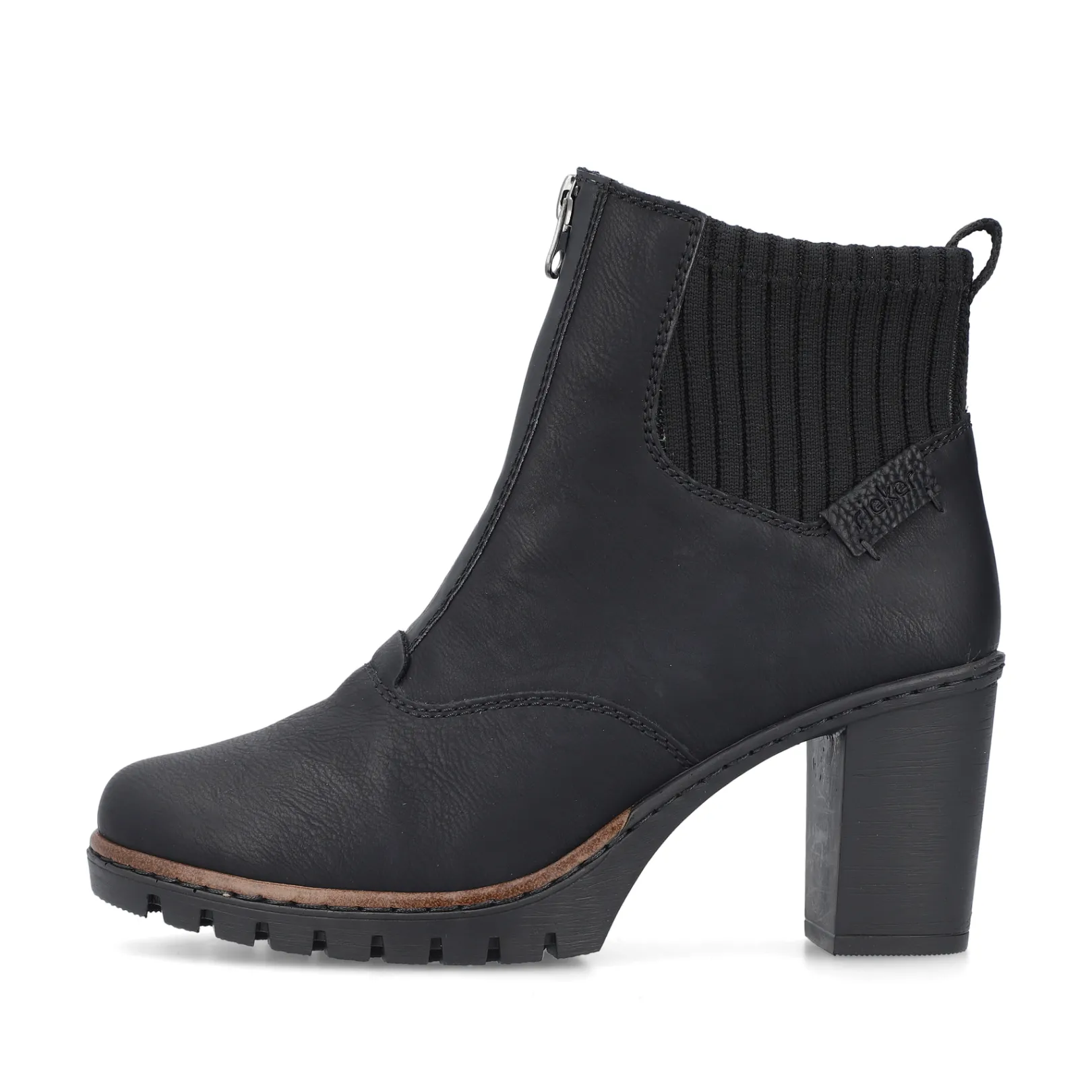 Rieker Stiefeletten & Boots<Damen Stiefeletten tief Schwarz