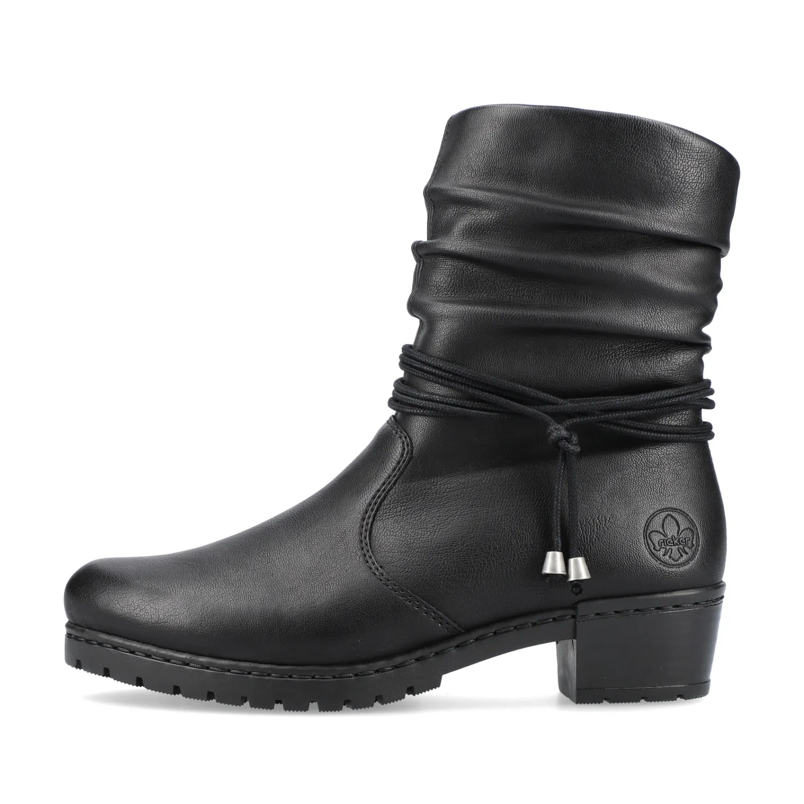 Rieker Stiefeletten & Boots<Damen Stiefeletten tief Schwarz