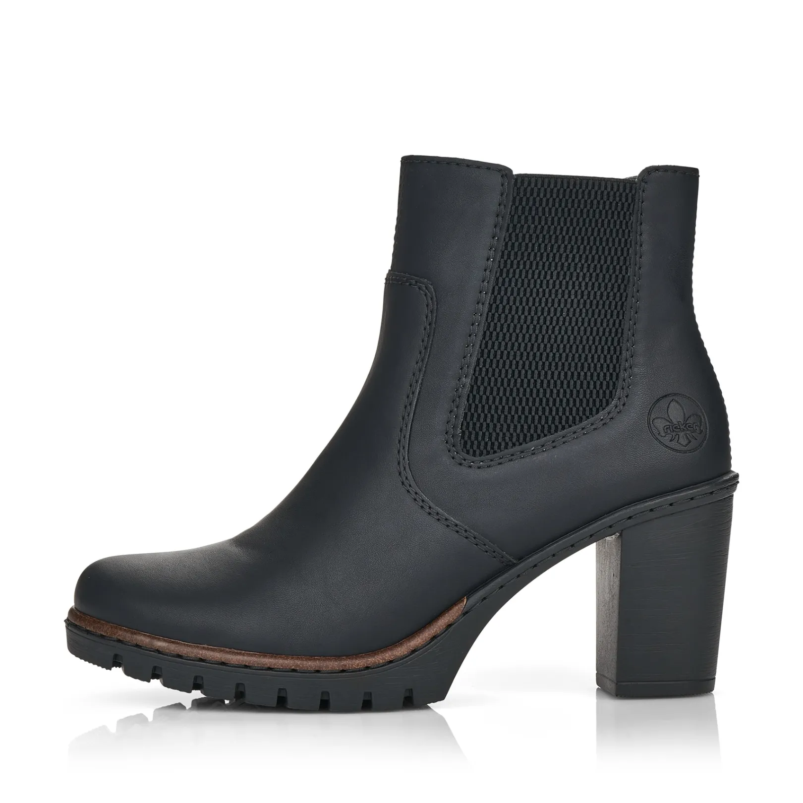 Rieker Stiefeletten & Boots<Damen Stiefeletten tief Schwarz