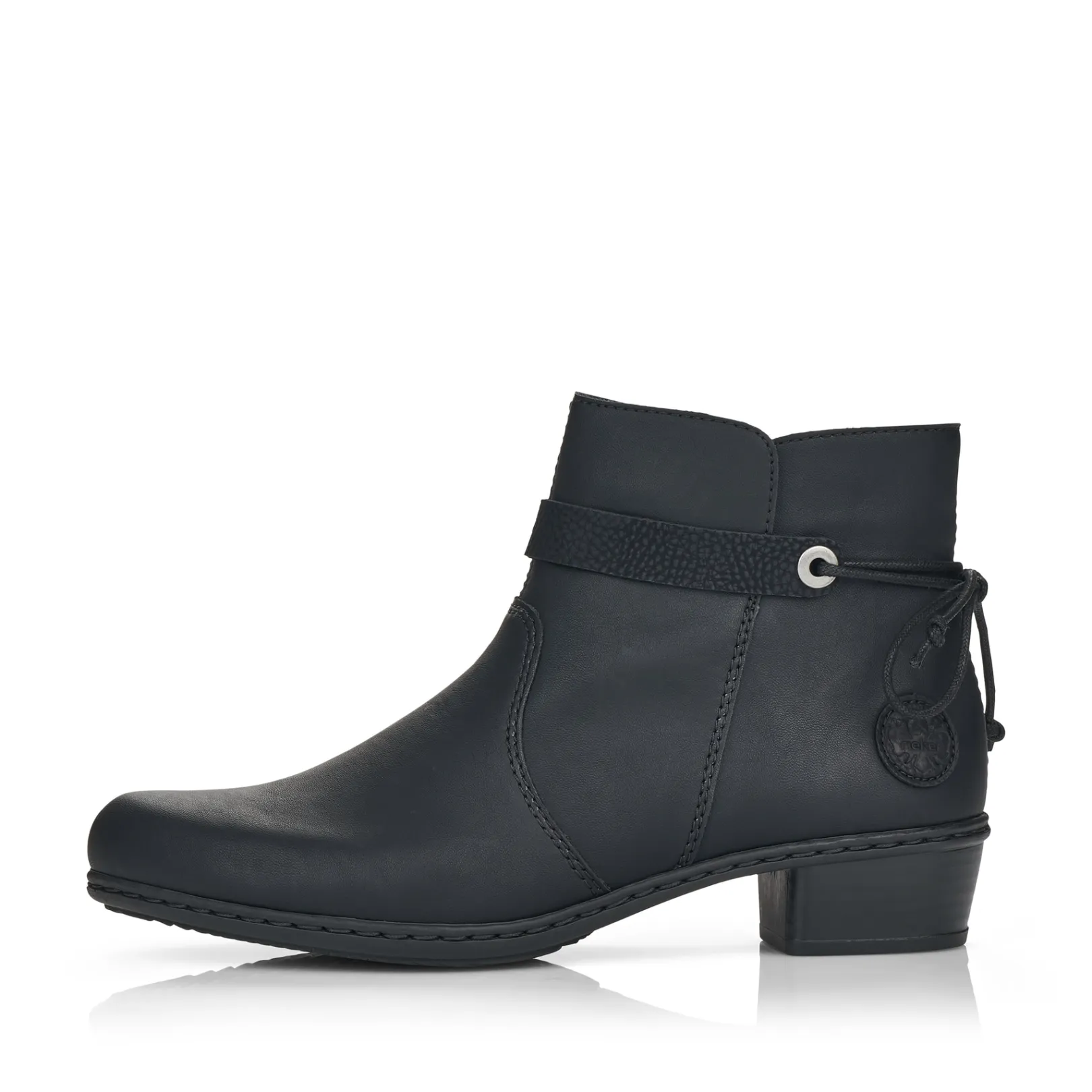 Rieker Stiefeletten & Boots<Damen Stiefeletten tief Schwarz