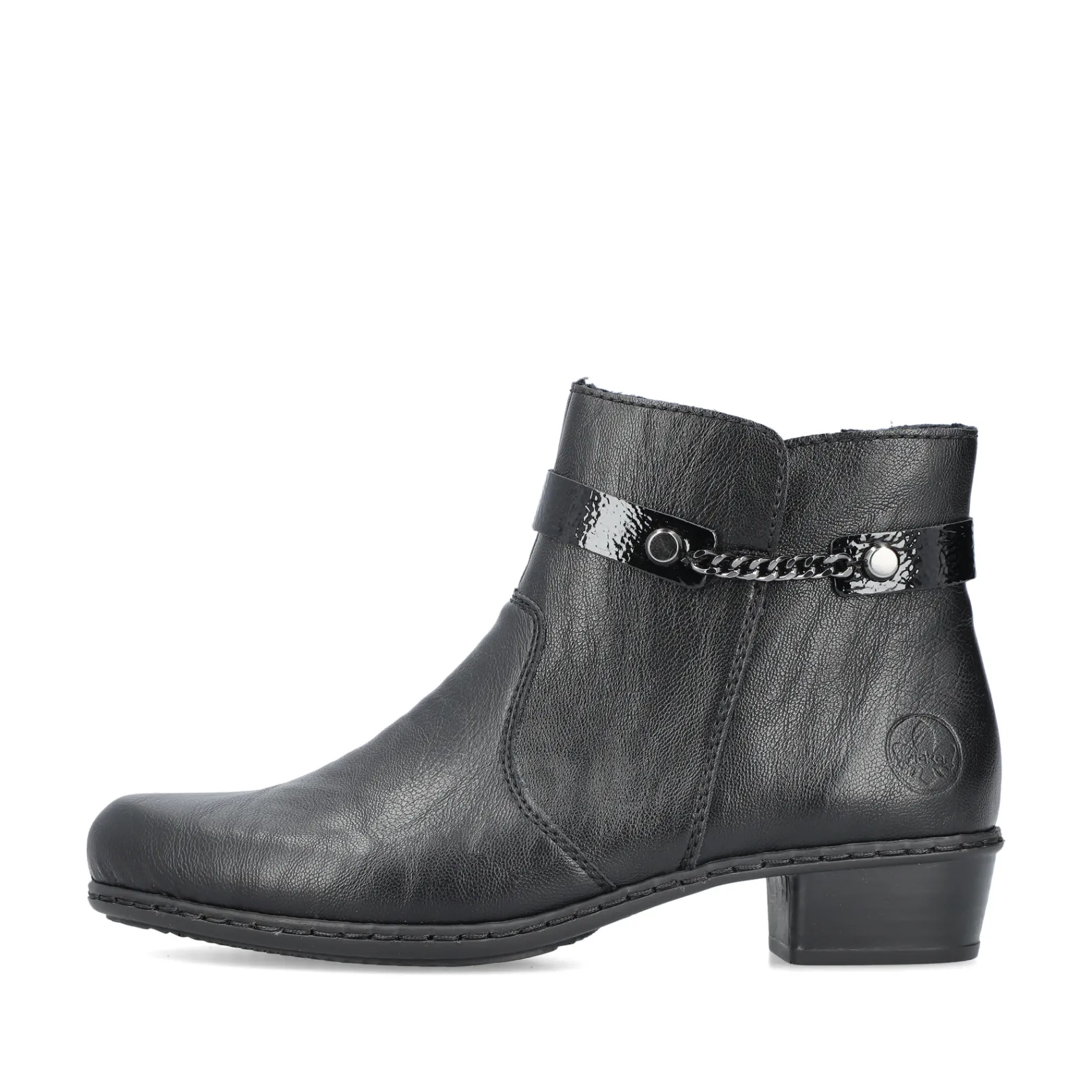 Rieker Stiefeletten & Boots<Damen Stiefeletten tief Schwarz