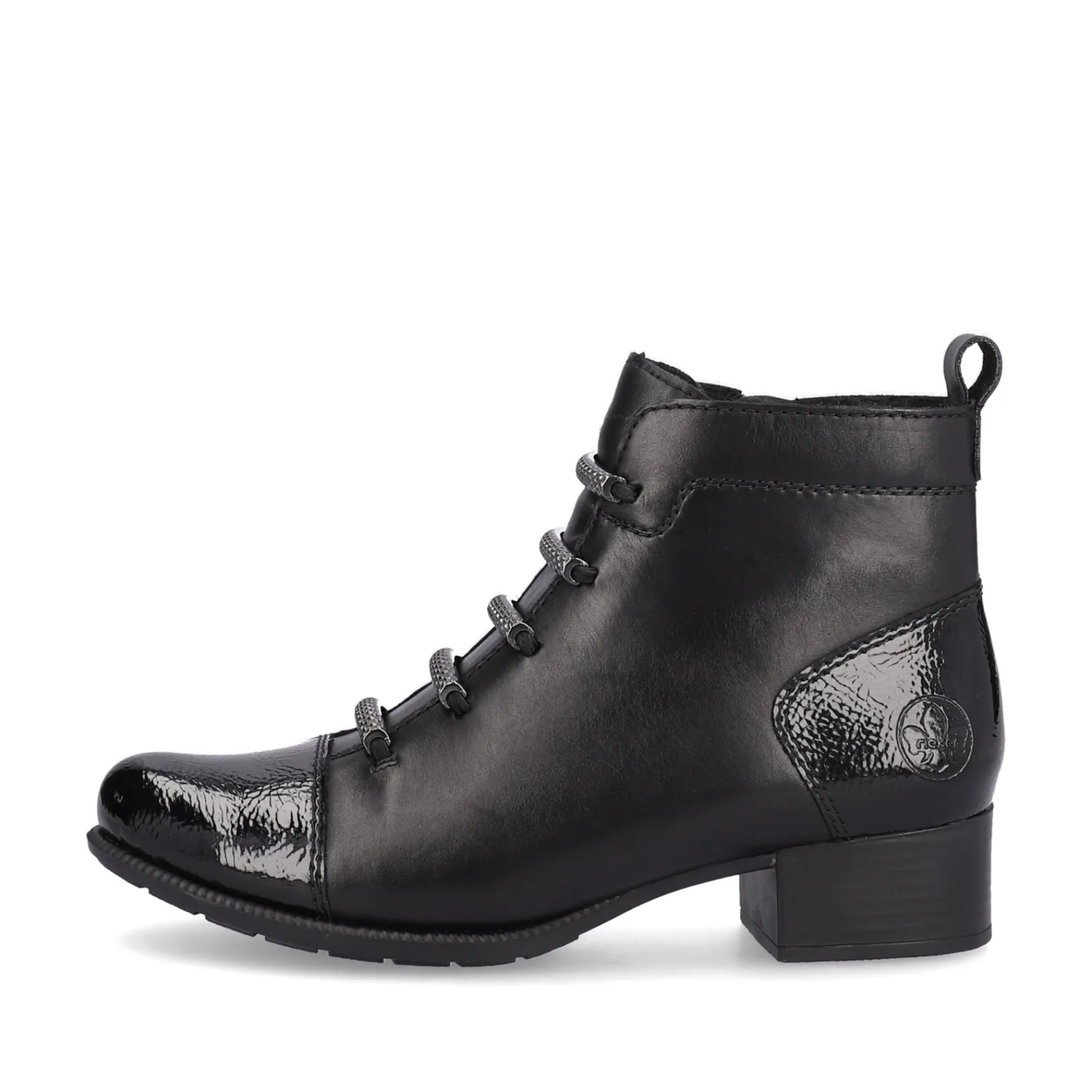 Rieker Stiefeletten & Boots<Damen Stiefeletten tief Schwarz