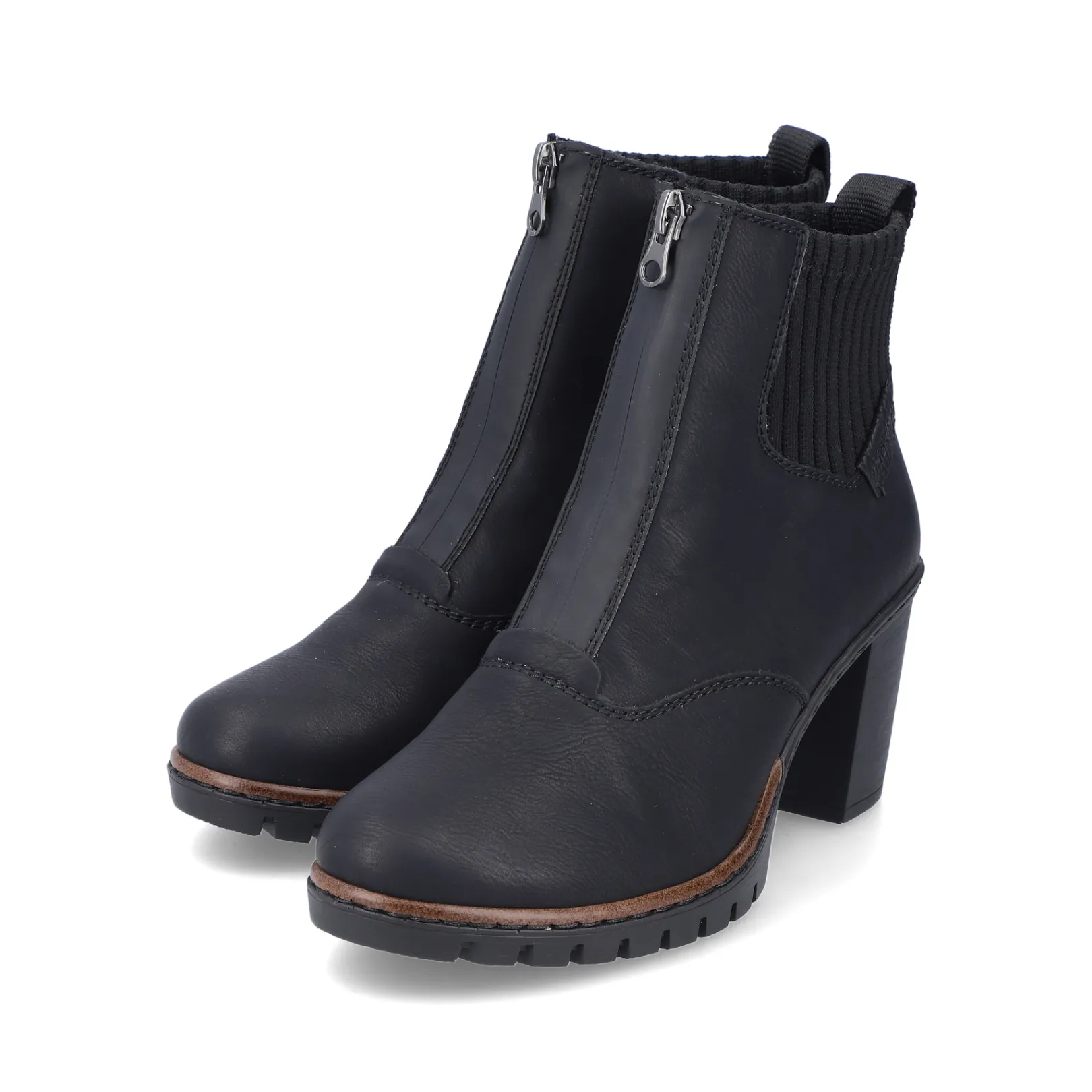 Rieker Stiefeletten & Boots<Damen Stiefeletten tief Schwarz