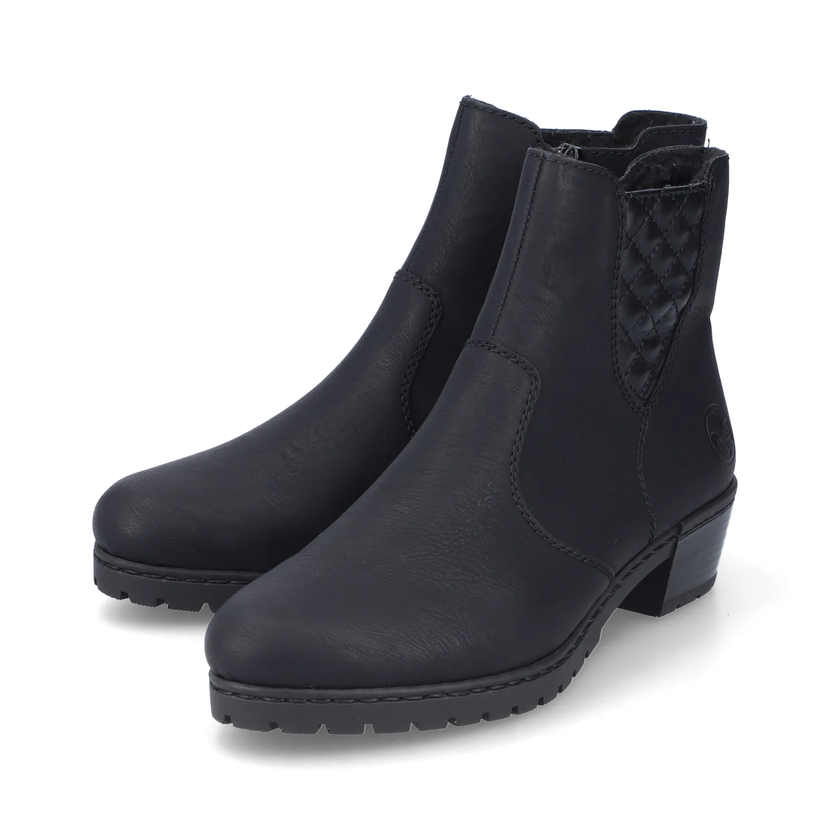 Rieker Stiefeletten & Boots<Damen Stiefeletten tief Schwarz