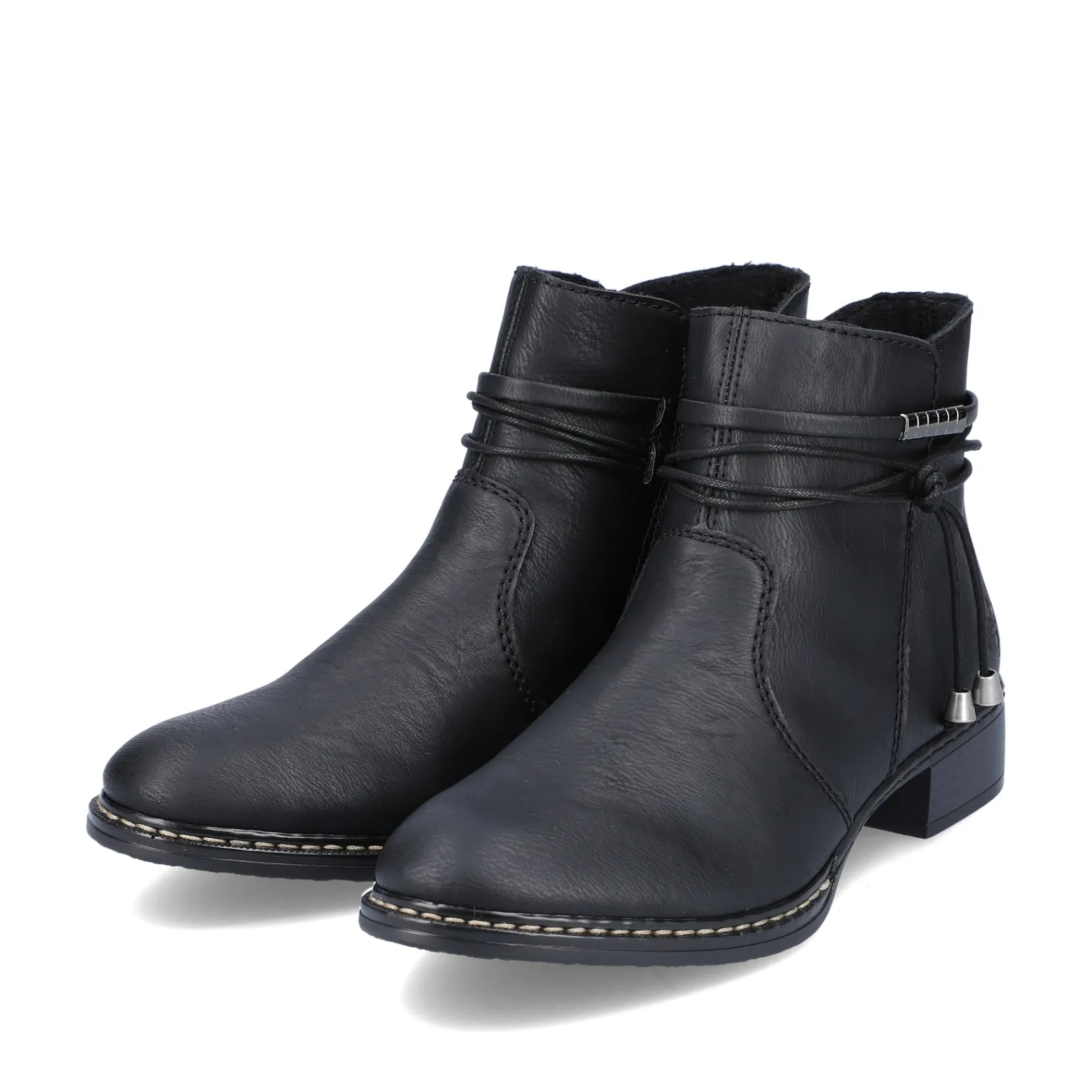 Rieker Stiefeletten & Boots<Damen Stiefeletten tief Schwarz