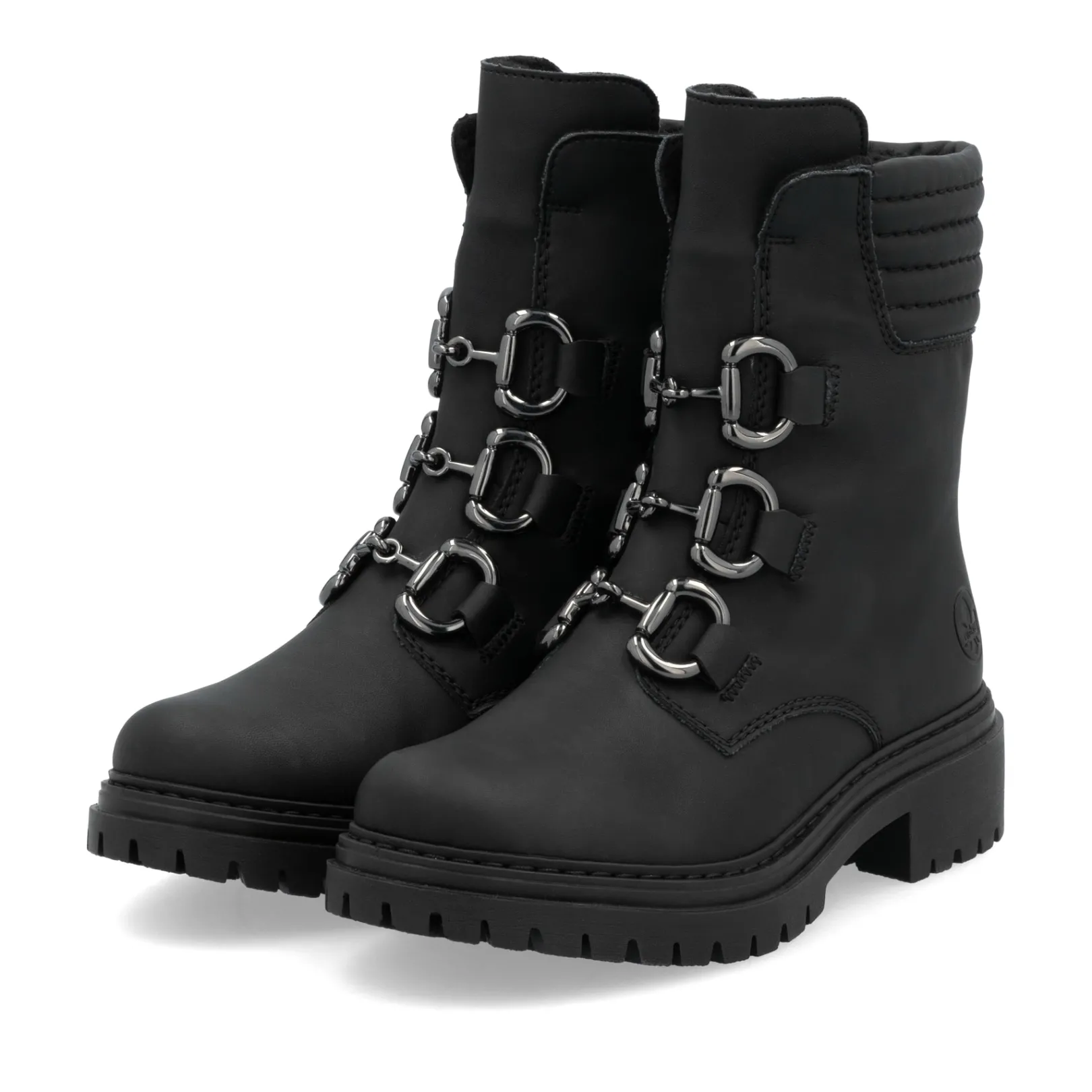 Rieker Stiefeletten & Boots<Damen Stiefeletten tief Schwarz