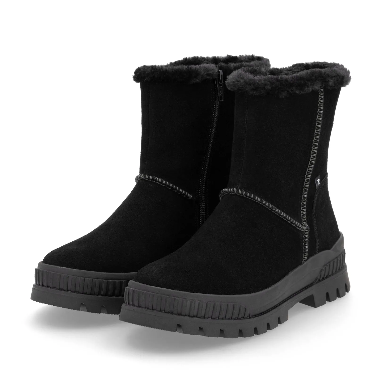 Rieker Stiefeletten & Boots<Damen Stiefeletten tief Schwarz