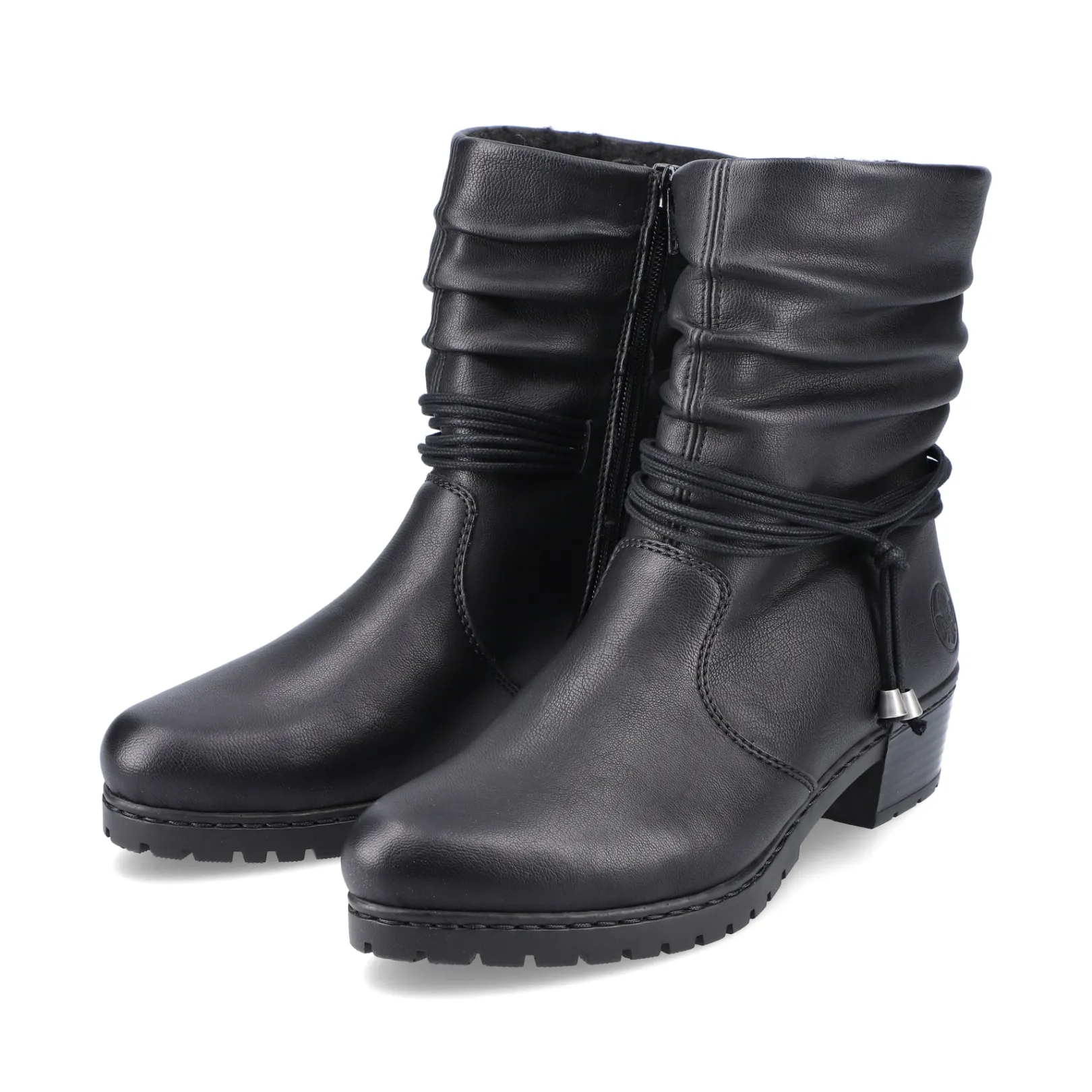 Rieker Stiefeletten & Boots<Damen Stiefeletten tief Schwarz