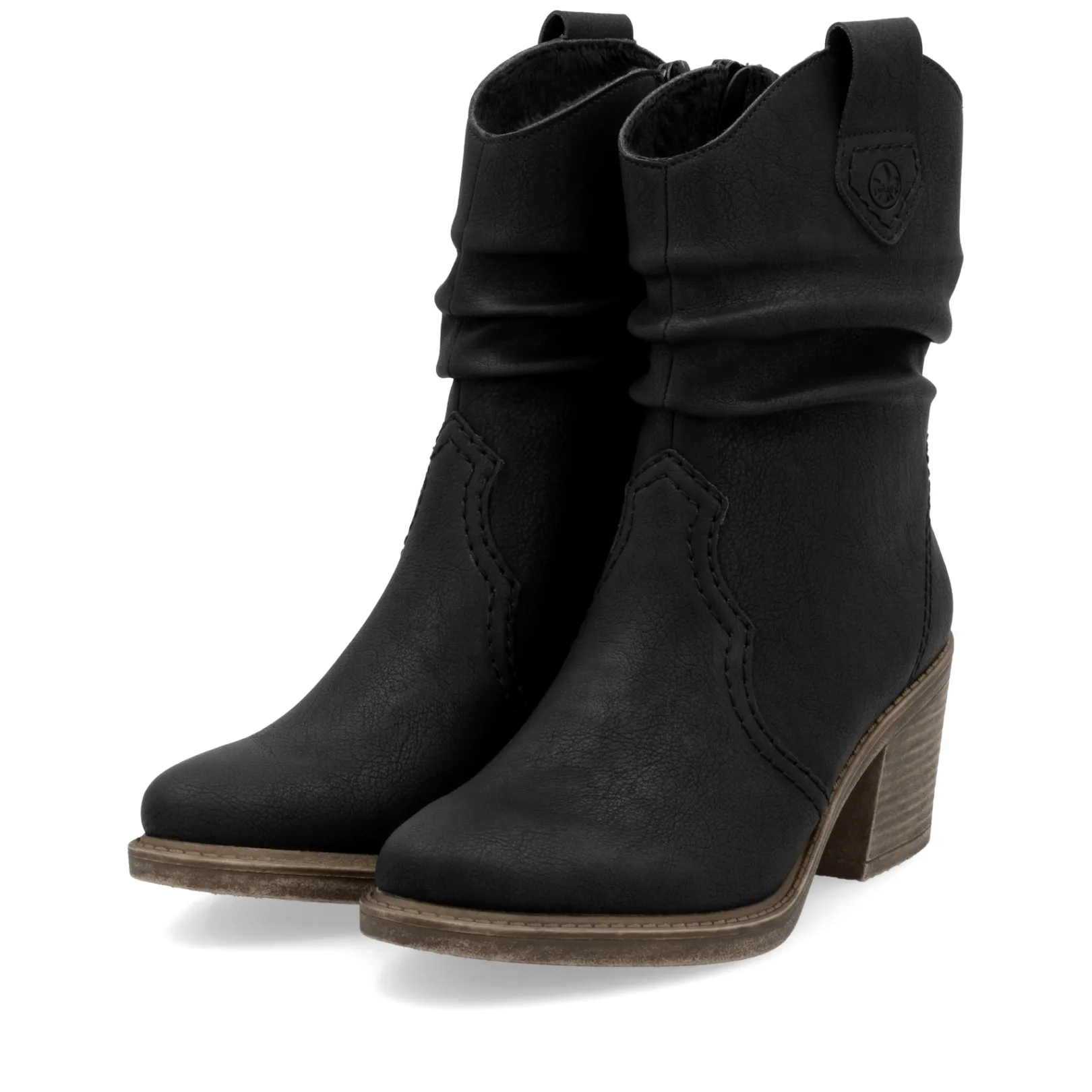 Rieker Stiefeletten & Boots<Damen Stiefeletten tief Schwarz