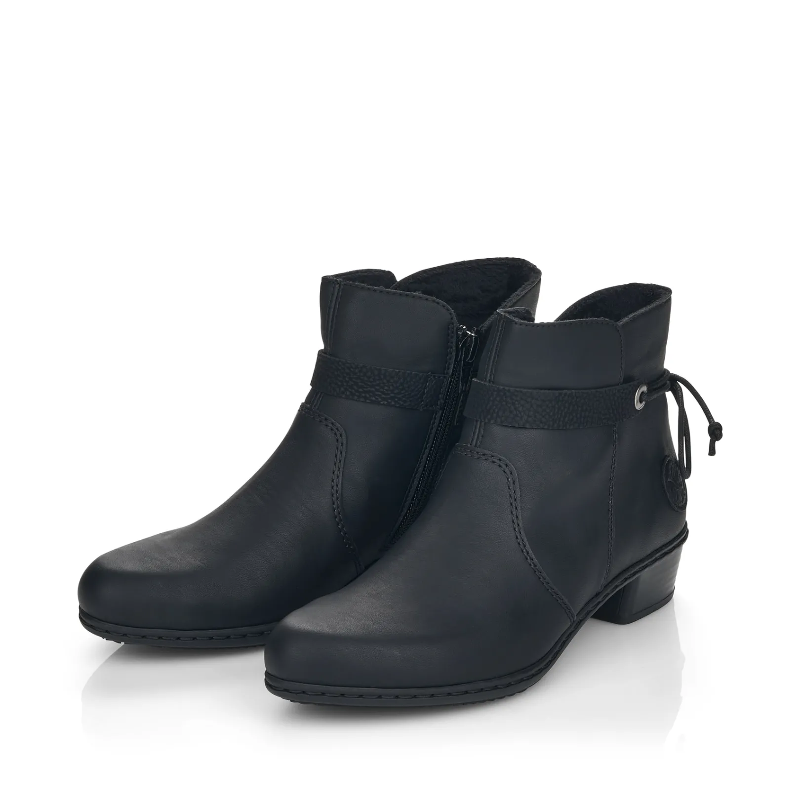 Rieker Stiefeletten & Boots<Damen Stiefeletten tief Schwarz