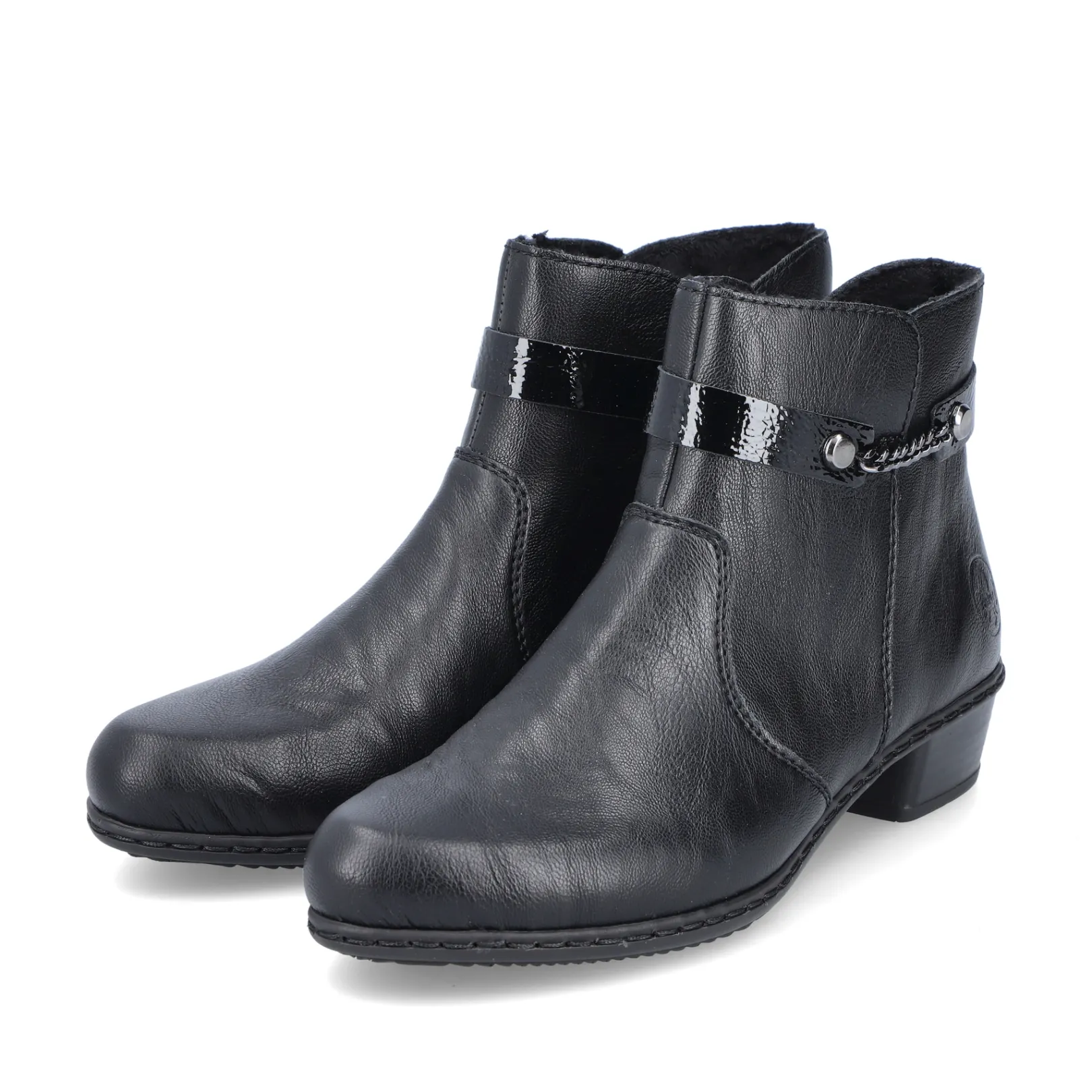 Rieker Stiefeletten & Boots<Damen Stiefeletten tief Schwarz