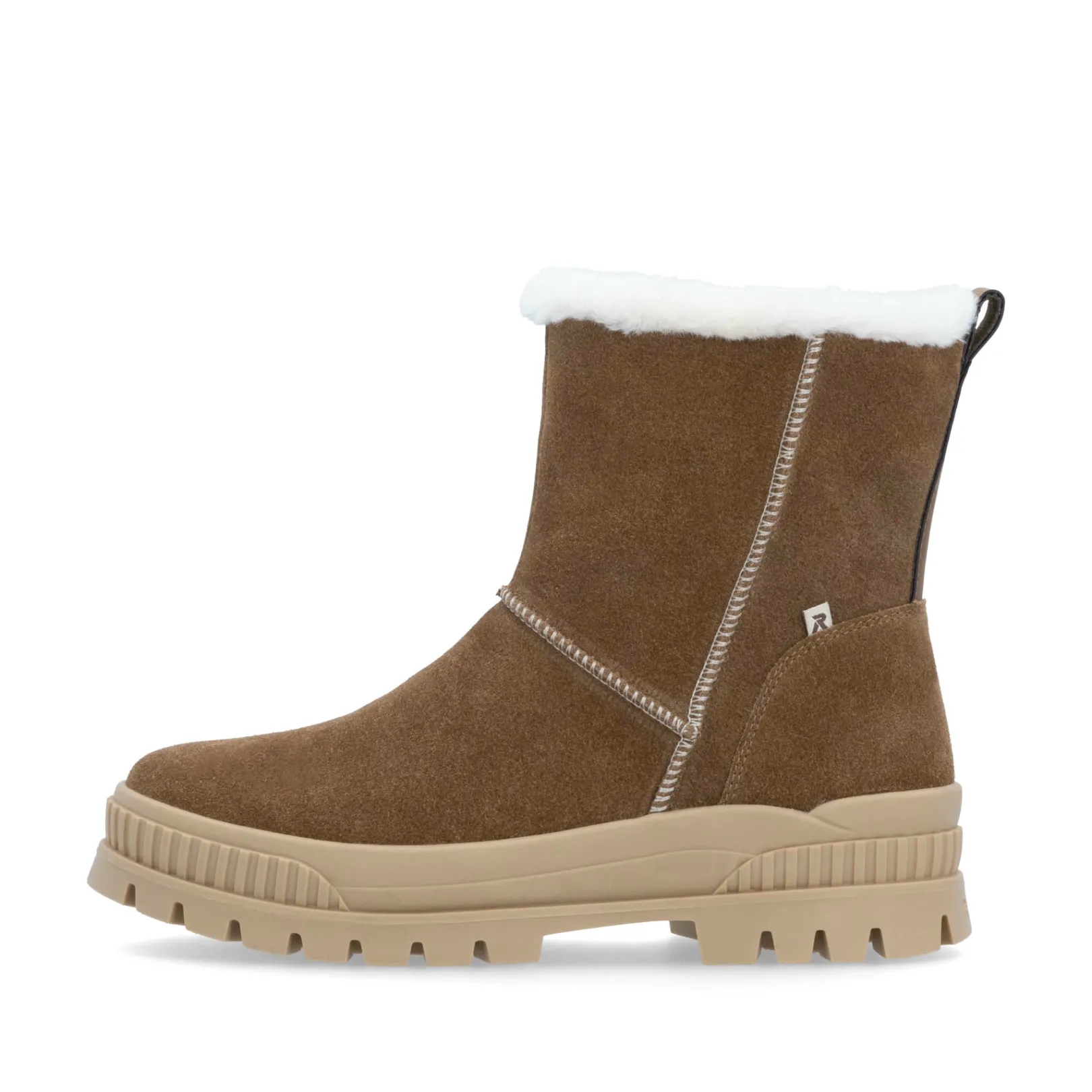 Rieker Stiefeletten & Boots | Fluffy<Damen Stiefeletten zimt Braun