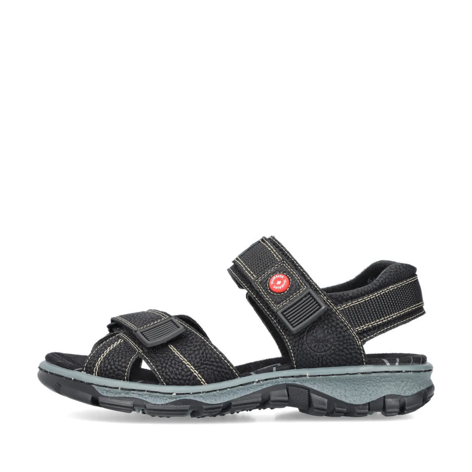 Rieker Sandalen & Sandaletten<Damen Trekkingsandalen asphalt Schwarz