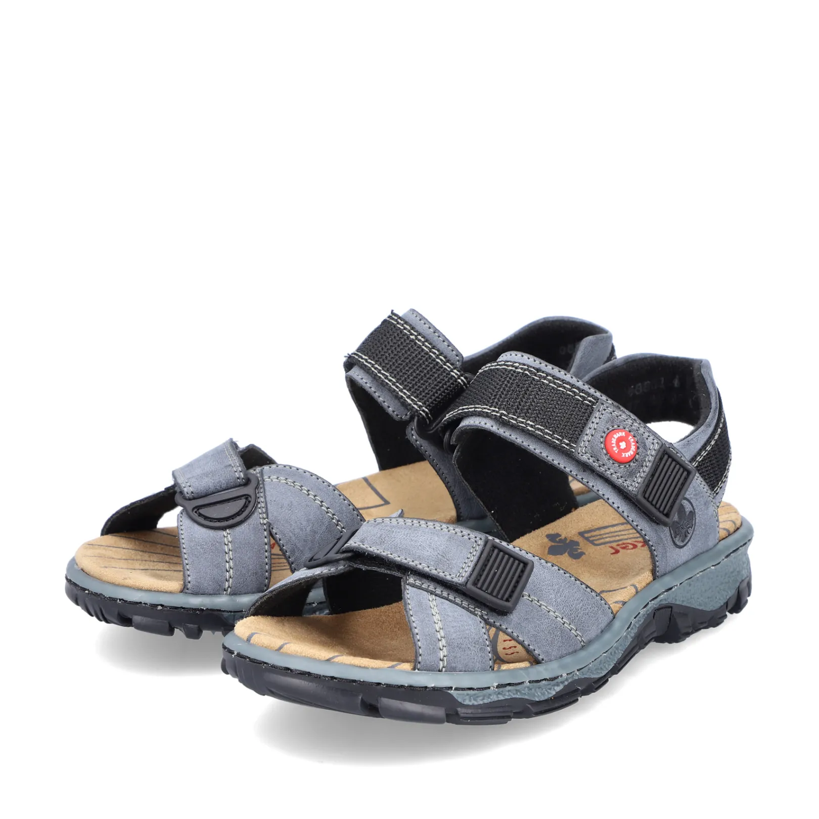 Rieker Sandalen & Sandaletten<Damen Trekkingsandalen grau Blau