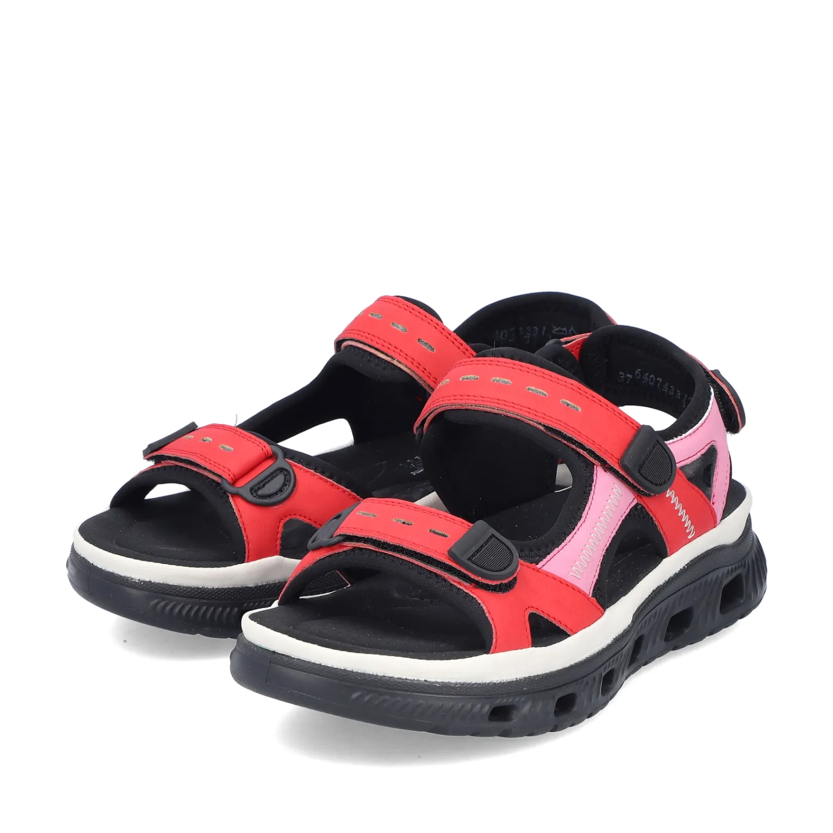 Rieker Sandalen & Sandaletten<Damen Trekkingsandalen feuer Rot