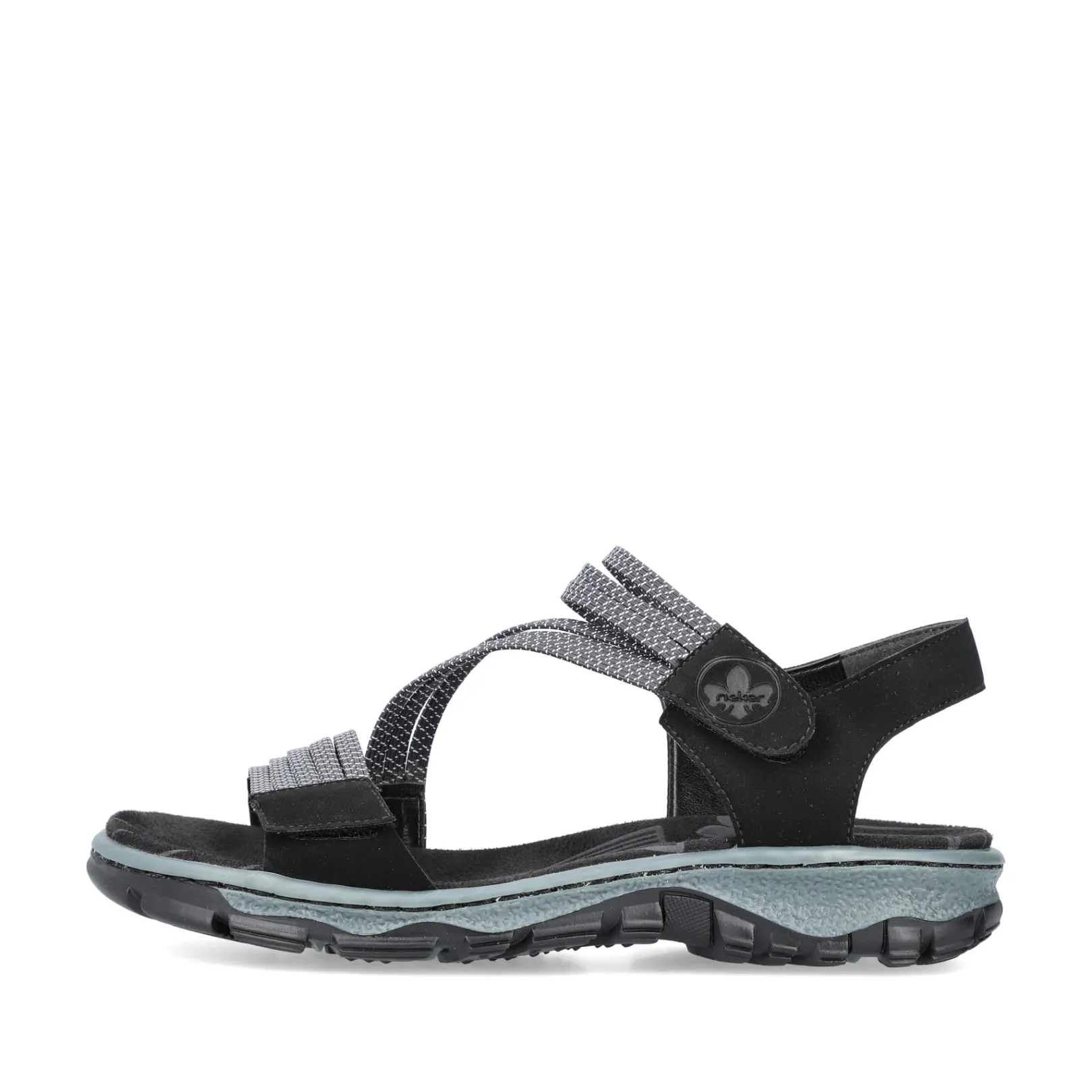 Rieker Sandalen & Sandaletten<Damen Trekkingsandalen graphit Schwarz