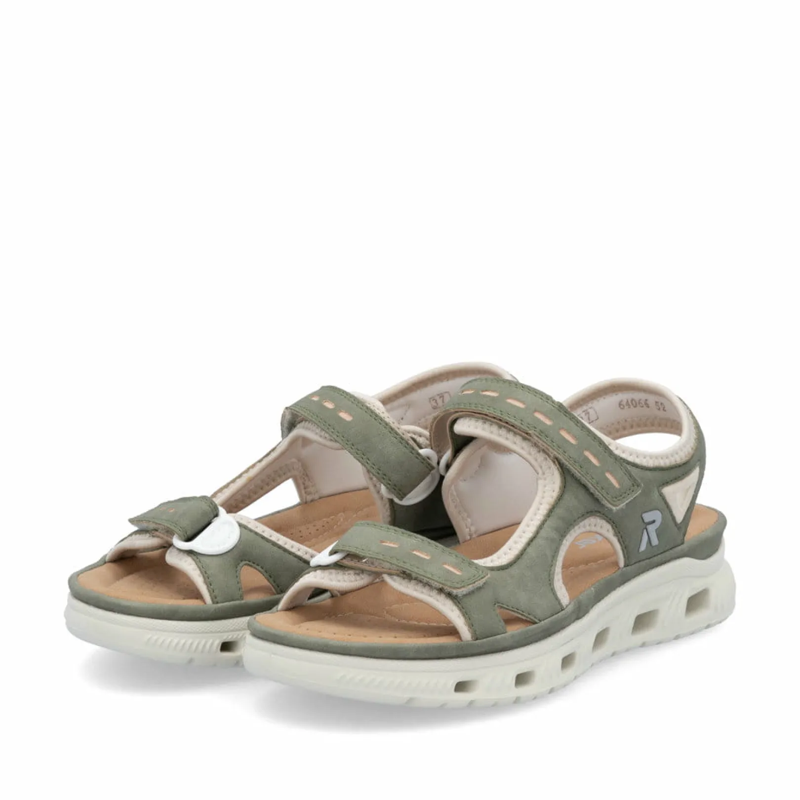 Rieker Sandalen & Sandaletten<Damen Trekkingsandalen grau Grün