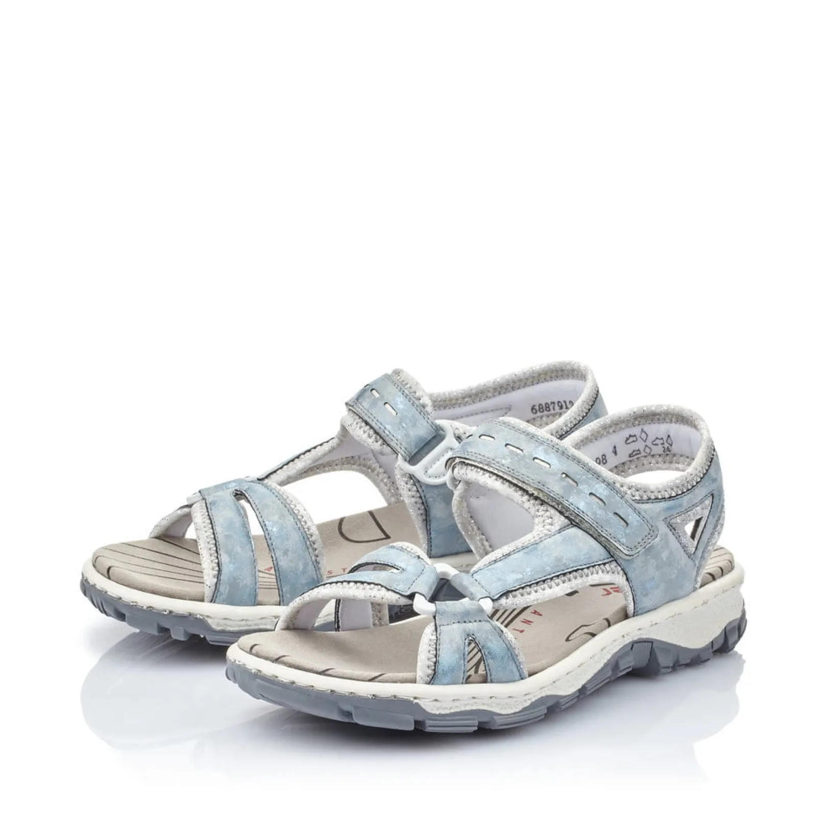 Rieker Sandalen & Sandaletten<Damen Trekkingsandalen himmel Blau