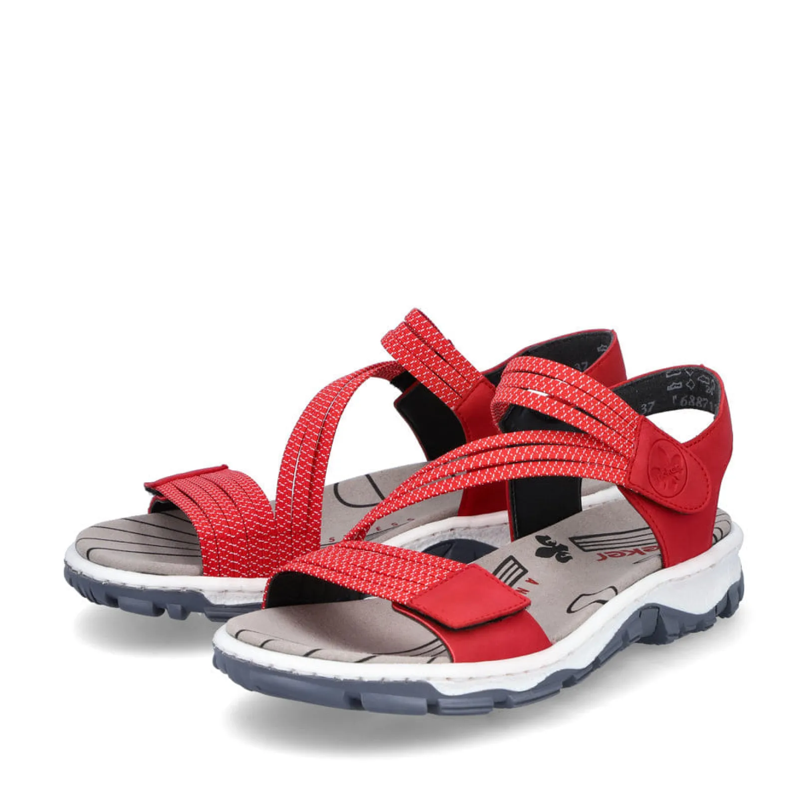 Rieker Sandalen & Sandaletten<Damen Trekkingsandalen kirsch Rot