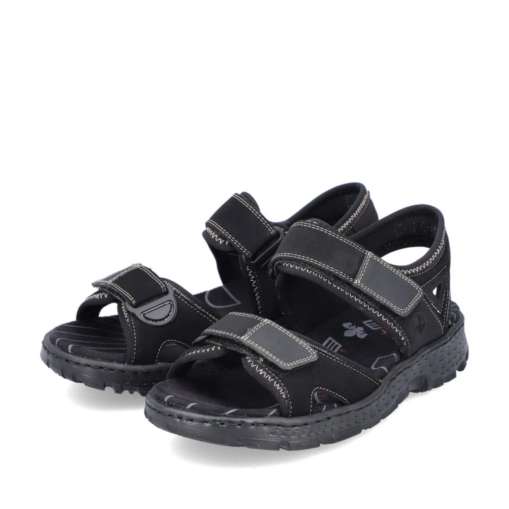 Rieker Sandalen & Sandaletten<Damen Trekkingsandalen nacht Schwarz