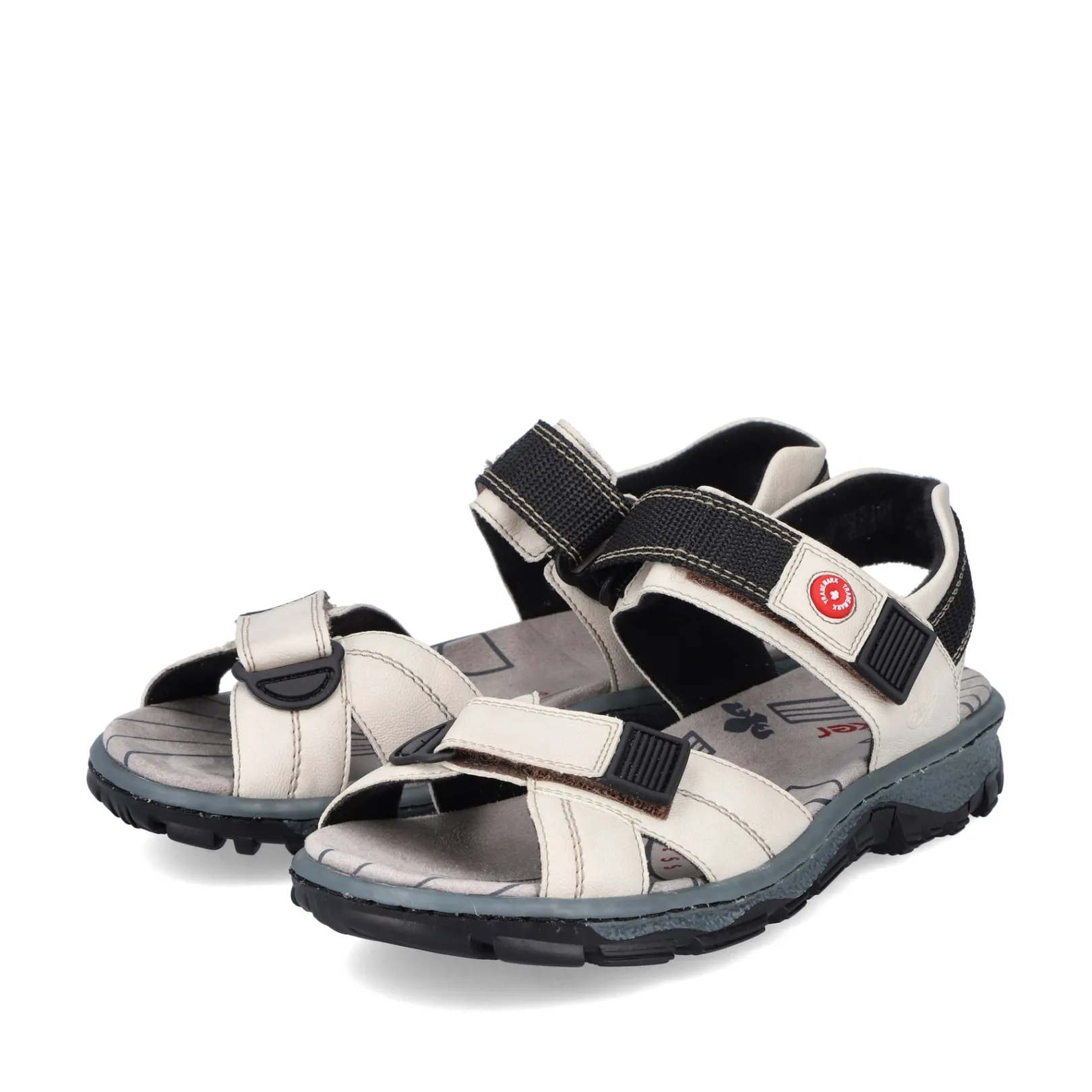 Rieker Sandalen & Sandaletten<Damen Trekkingsandalen perlweiß Weiss