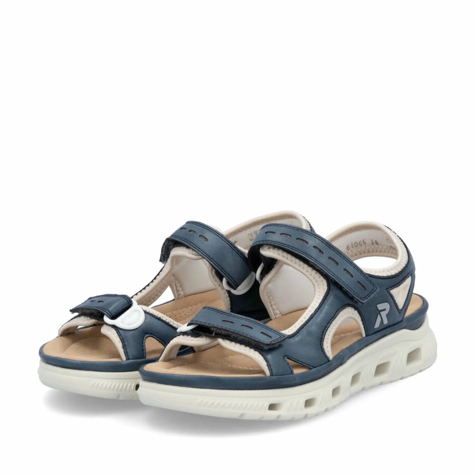 Rieker Sandalen & Sandaletten<Damen Trekkingsandalen schiefer Blau