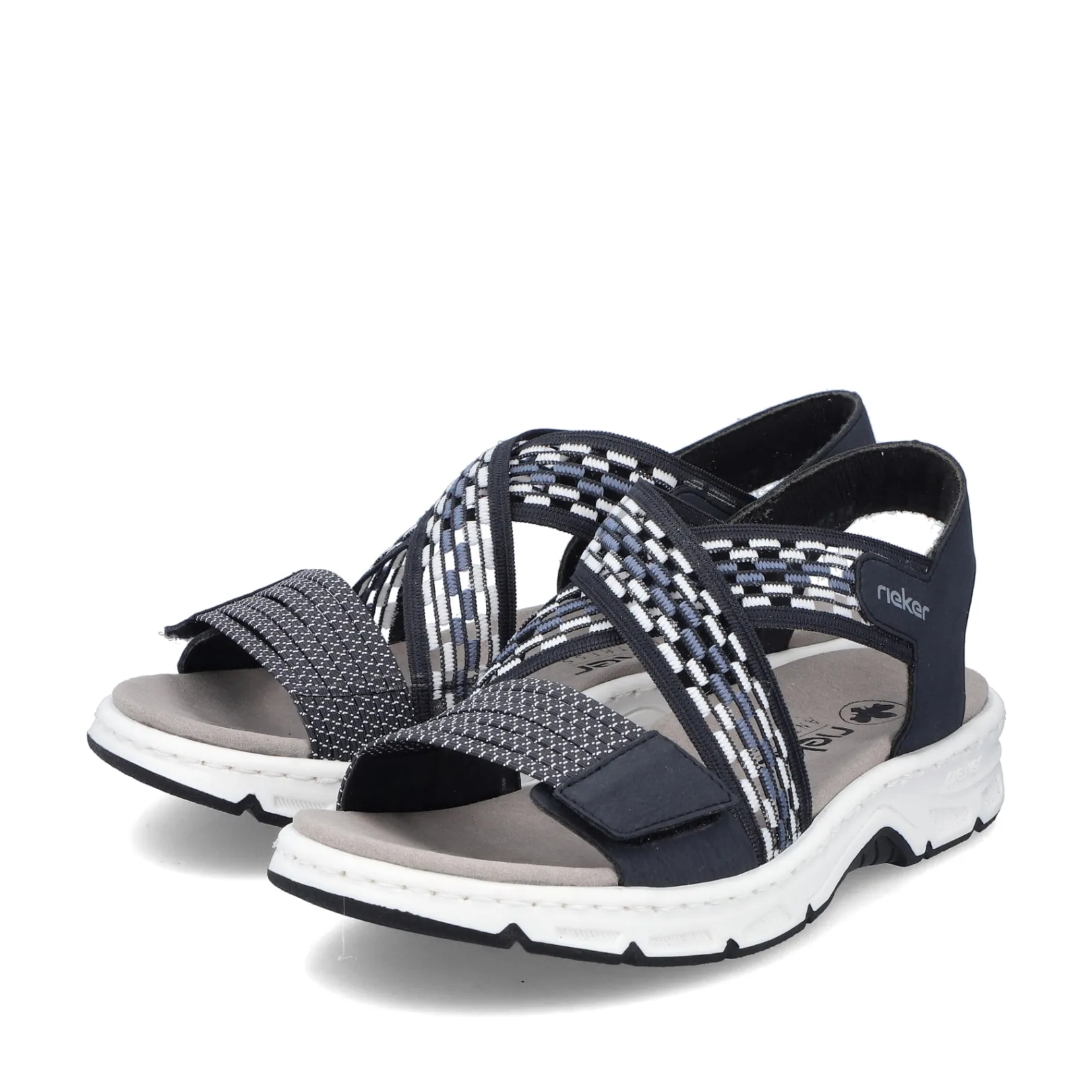 Rieker Sandalen & Sandaletten<Damen Trekkingsandalen stahl Blau