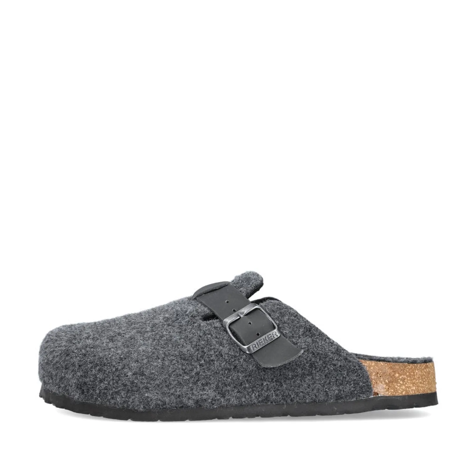 Rieker Pantoletten & Hausschuhe<Herren Clogs asphalt Grau