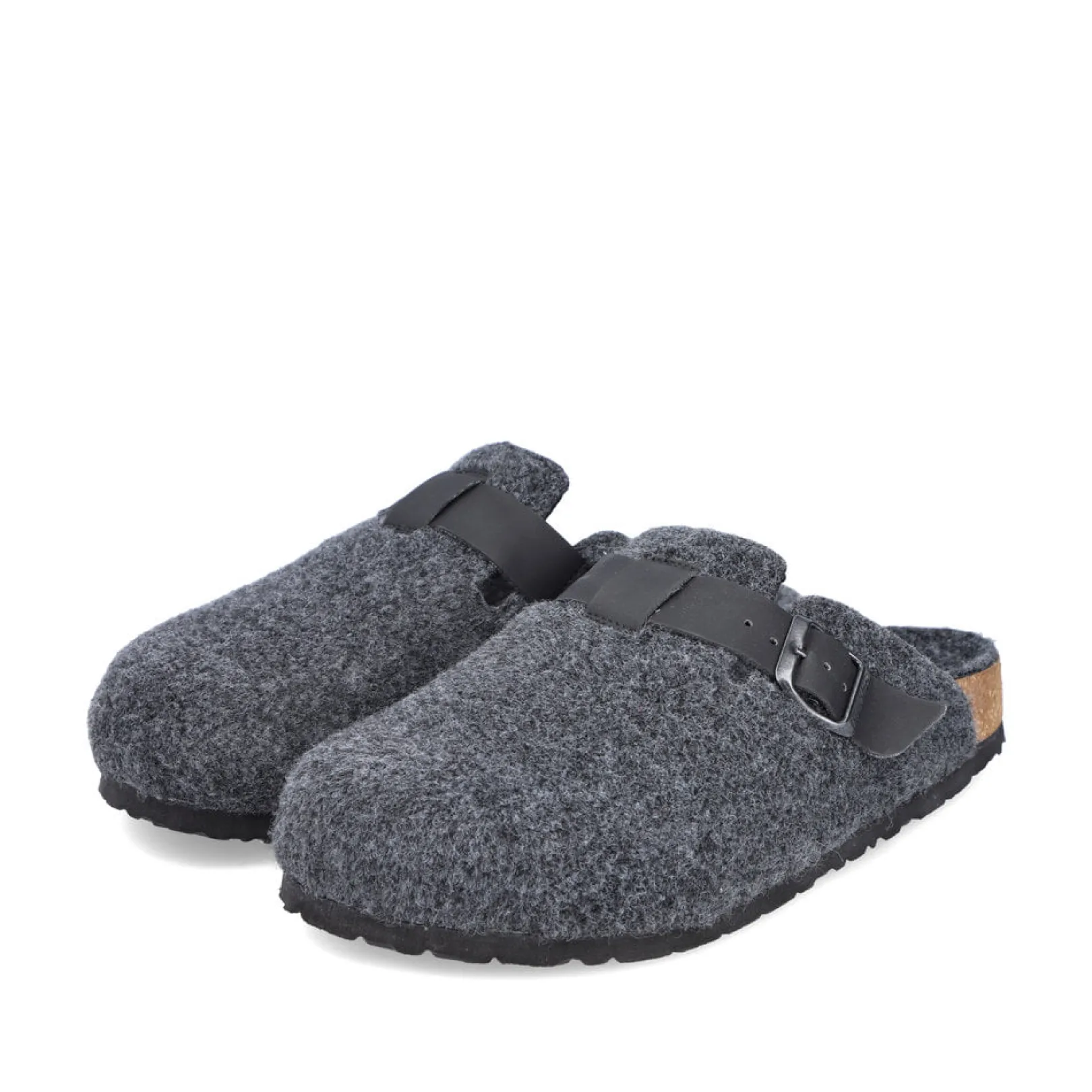 Rieker Pantoletten & Hausschuhe<Herren Clogs asphalt Grau