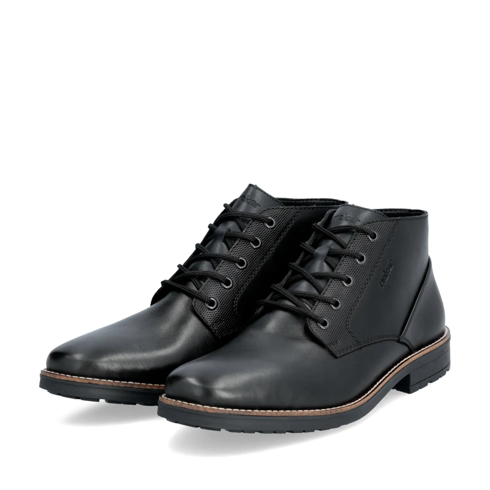 Rieker Boots<Herren Kurzstiefel carbon Schwarz