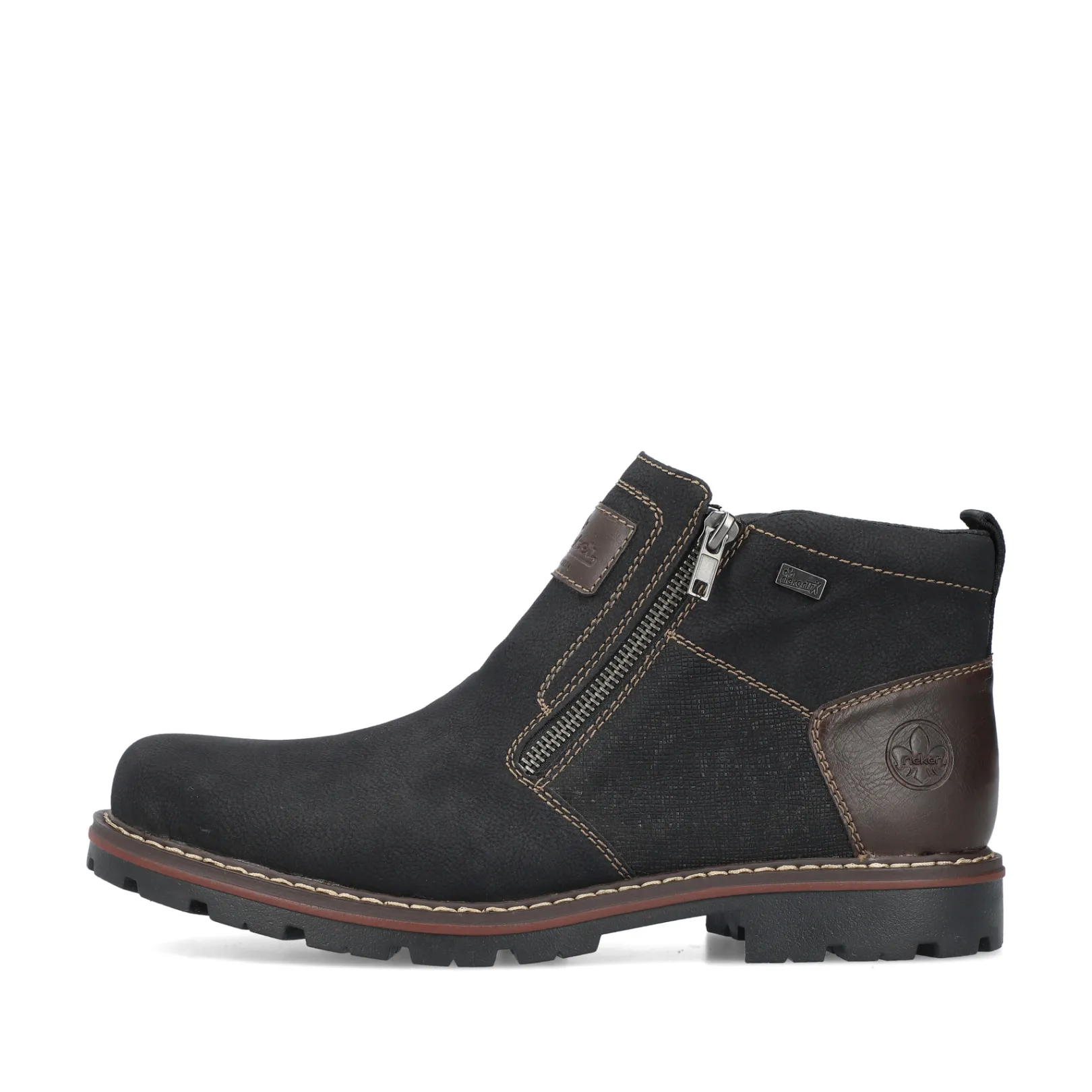 Rieker Boots<Herren Kurzstiefel graphit Schwarz