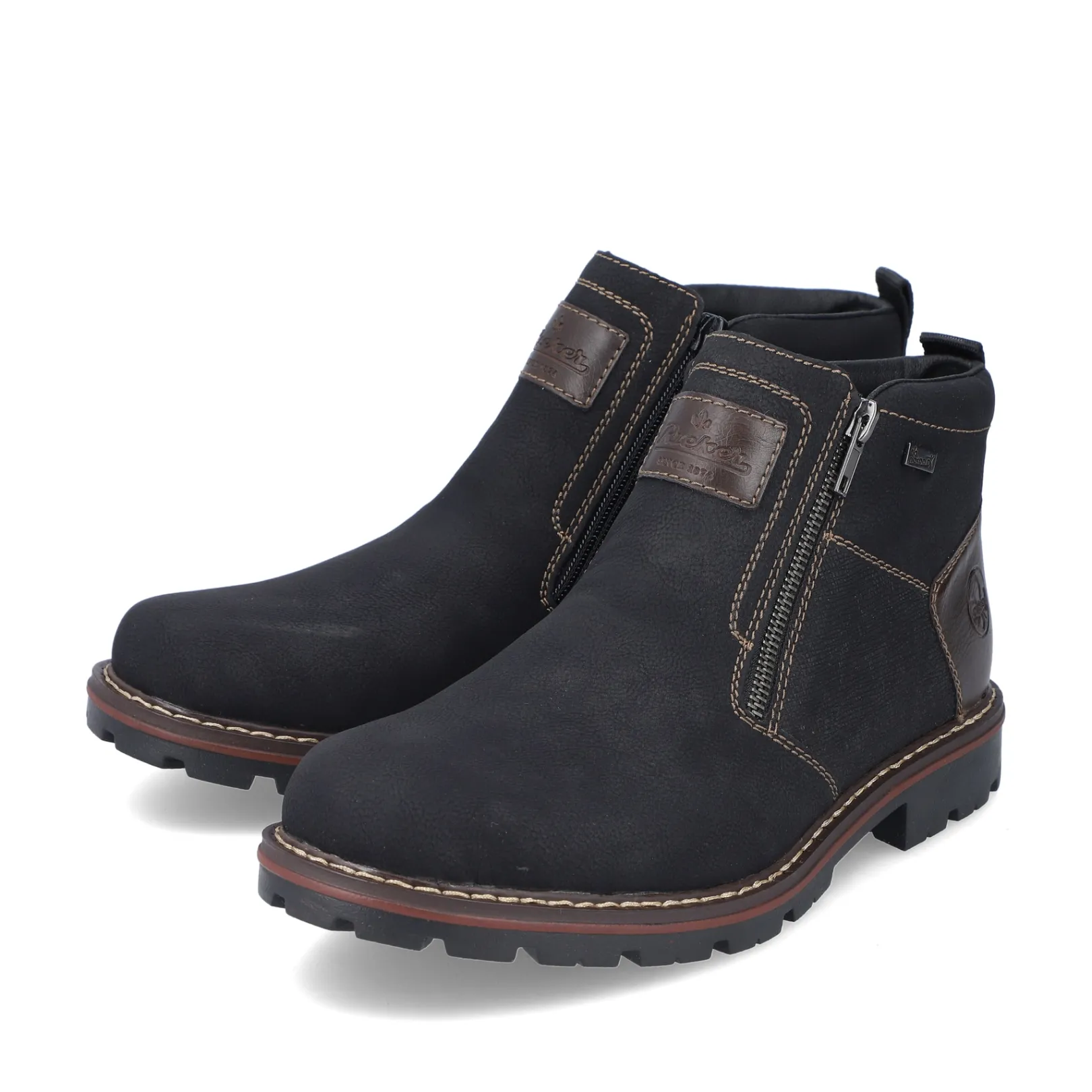 Rieker Boots<Herren Kurzstiefel graphit Schwarz