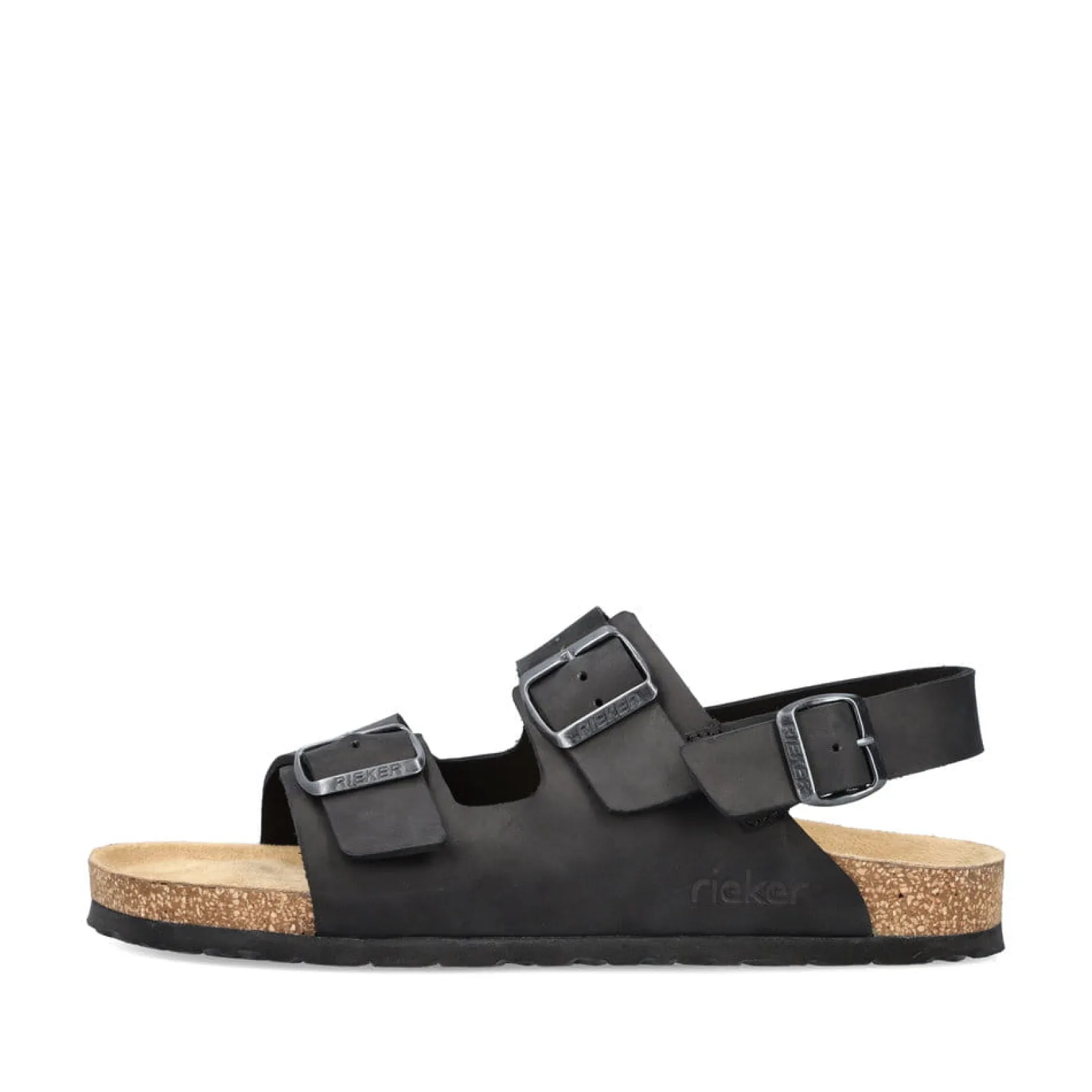 Rieker Sandalen<Herren Sandalen asphalt Schwarz